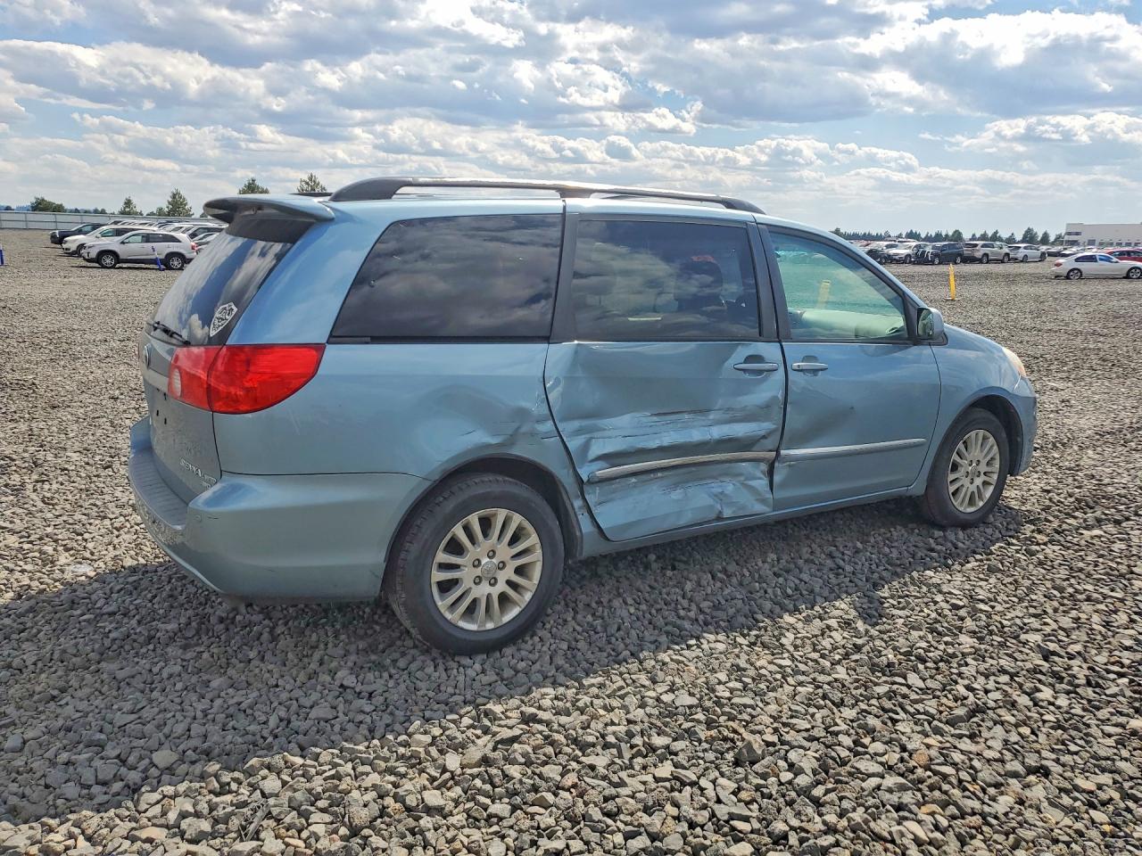 2008 Toyota Sienna Xle Limited Blue vin: 5TDBK22C18S019266