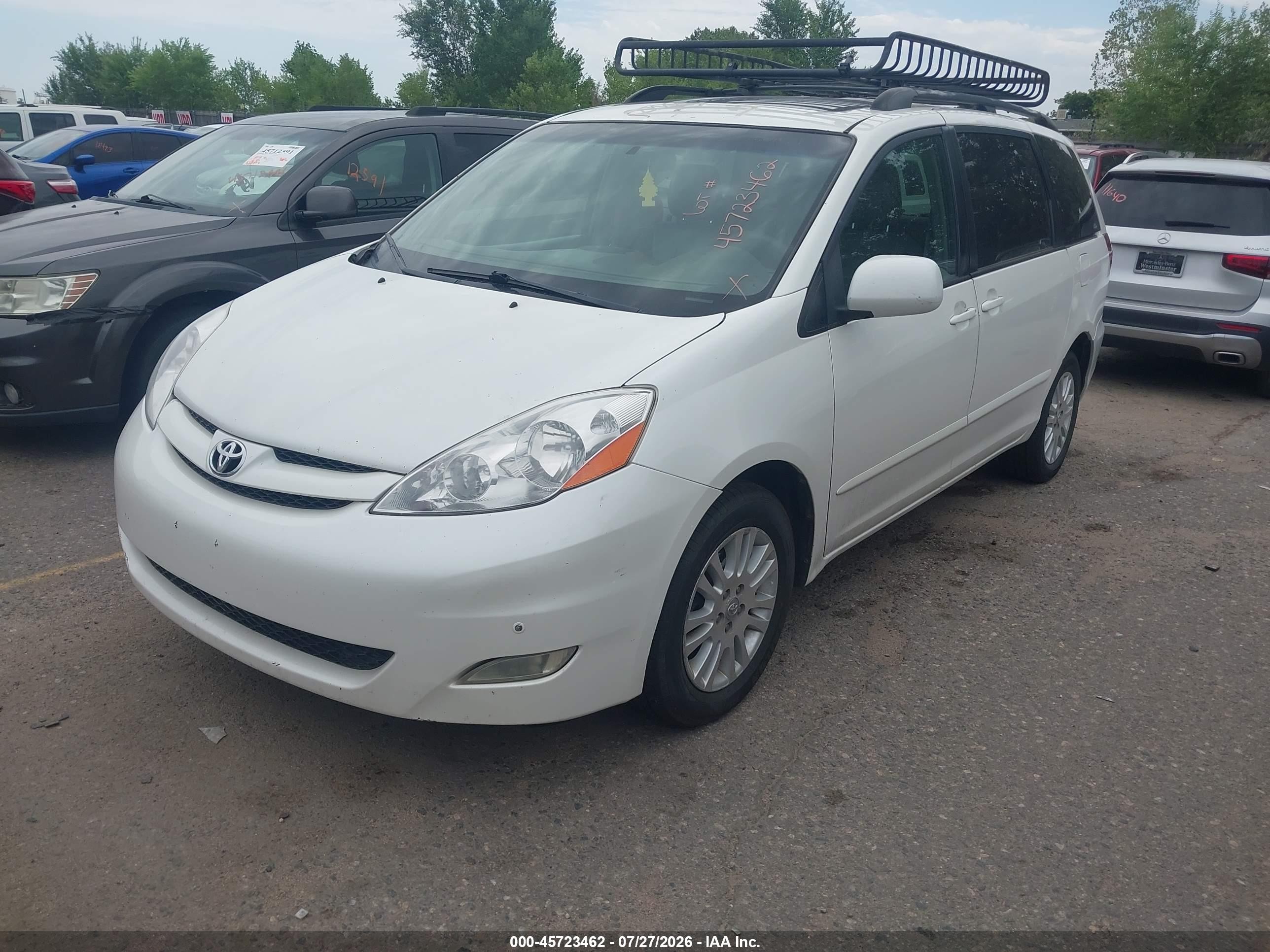 2009 Toyota Sienna Xle Белый vin: 5TDBK22C19S024551