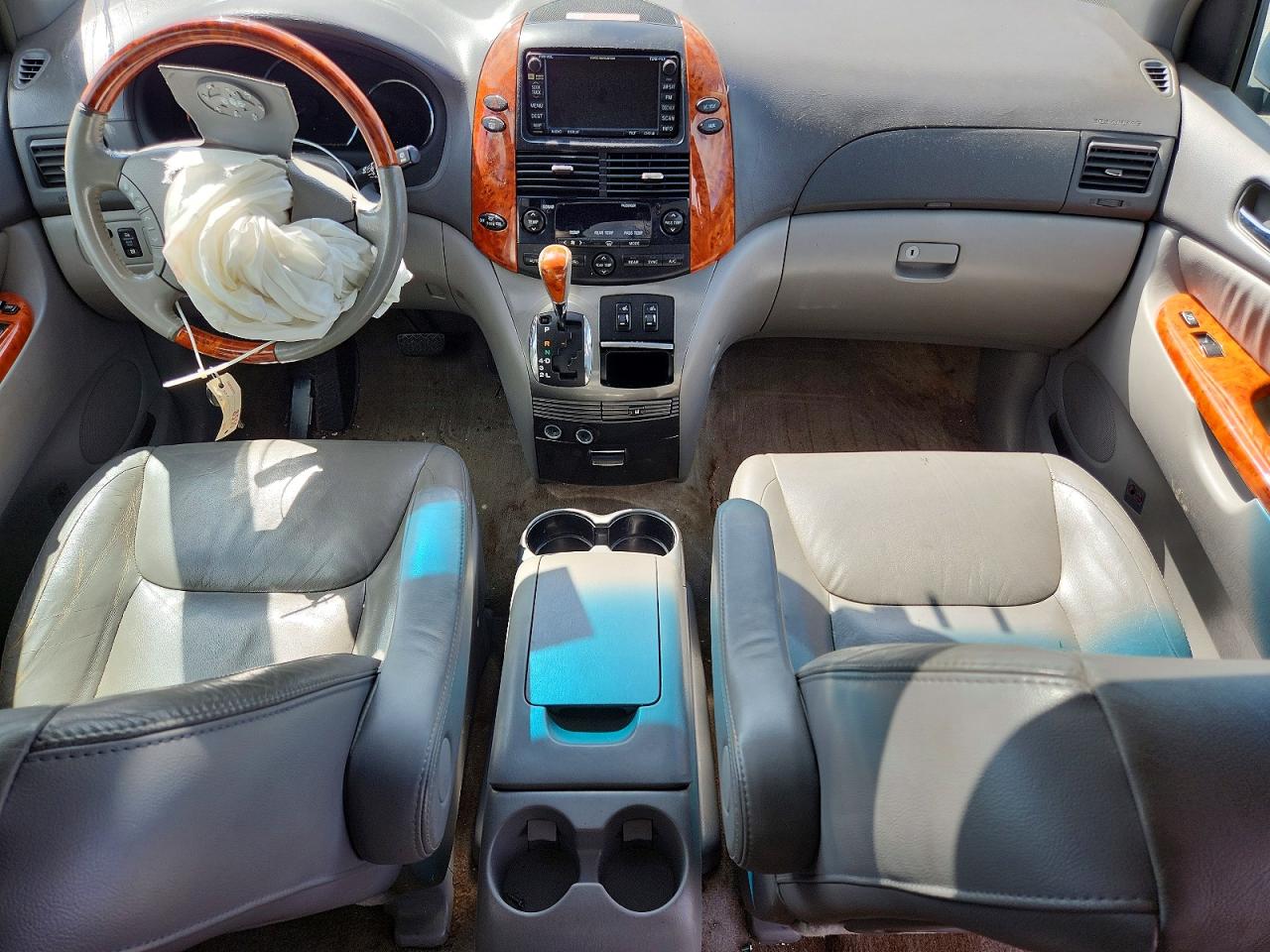 2008 Toyota Sienna Xle Limited Blue vin: 5TDBK22C28S017431
