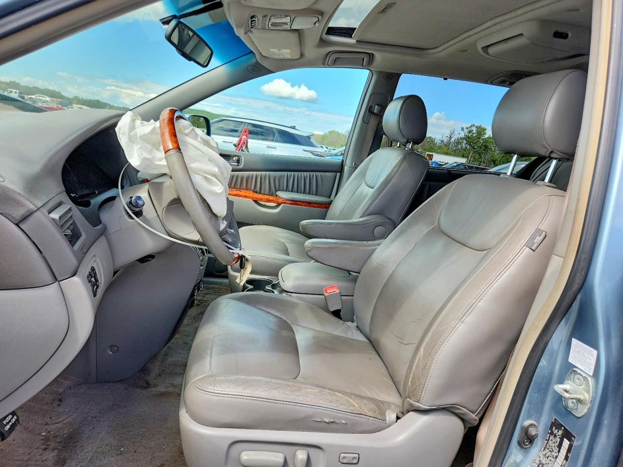 2008 Toyota Sienna Xle Limited Blue vin: 5TDBK22C28S017431