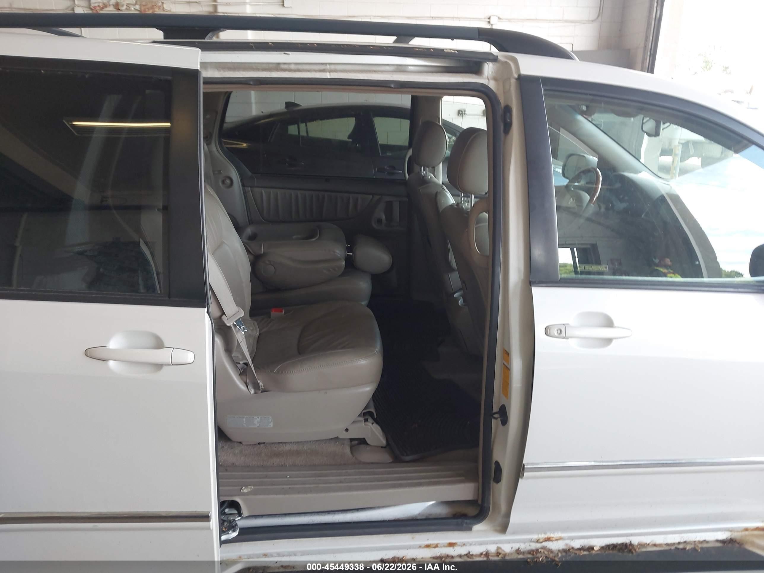 2008 Toyota Sienna Limited Белый vin: 5TDBK22C28S017459