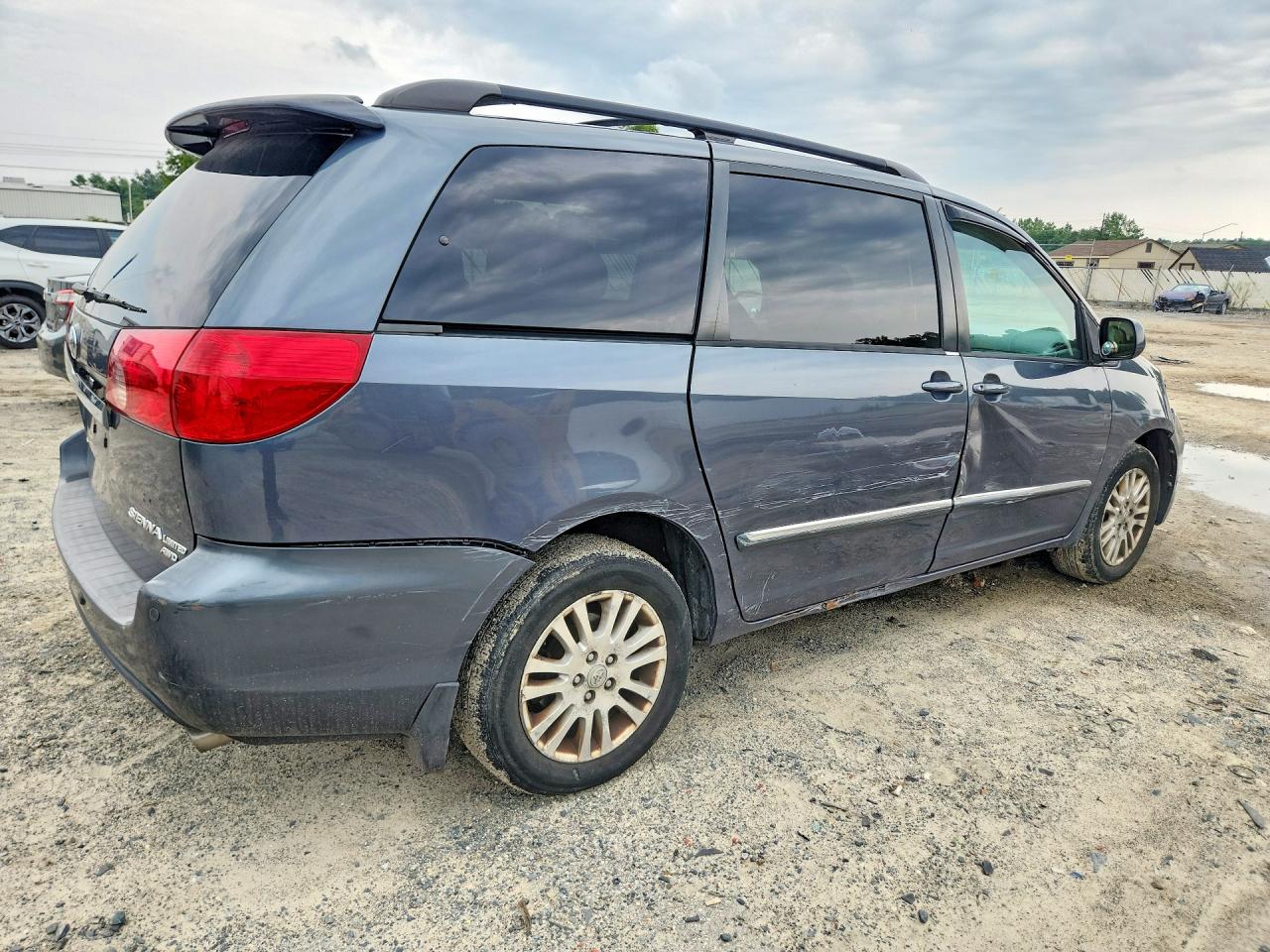 2008 Toyota Sienna Xle Limited Blue vin: 5TDBK22C28S018563