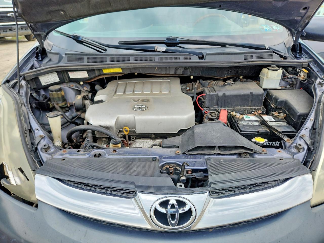 2008 Toyota Sienna Xle Limited Blue vin: 5TDBK22C28S018563