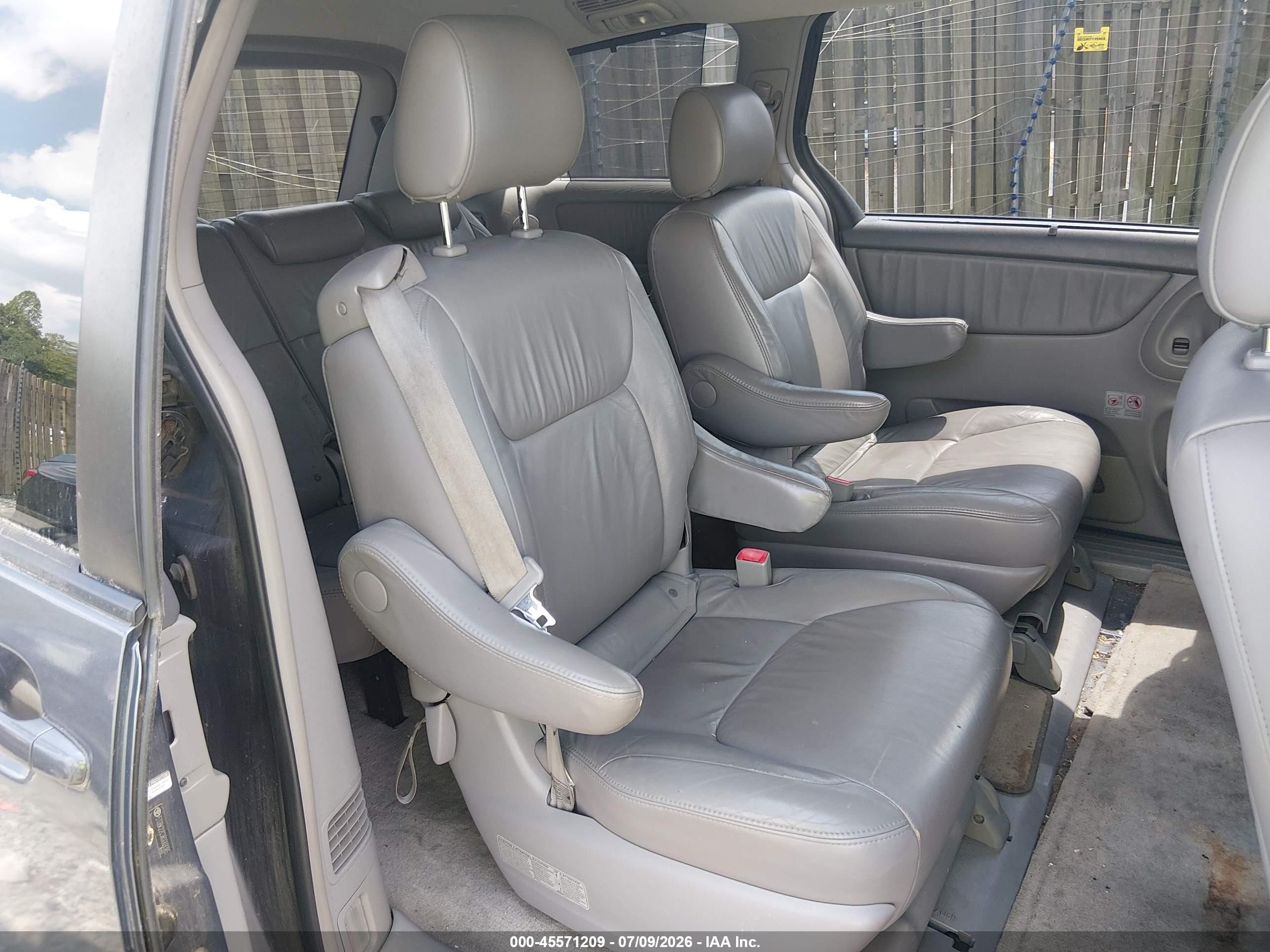 2008 Toyota Sienna Limited Gray vin: 5TDBK22C38S009385