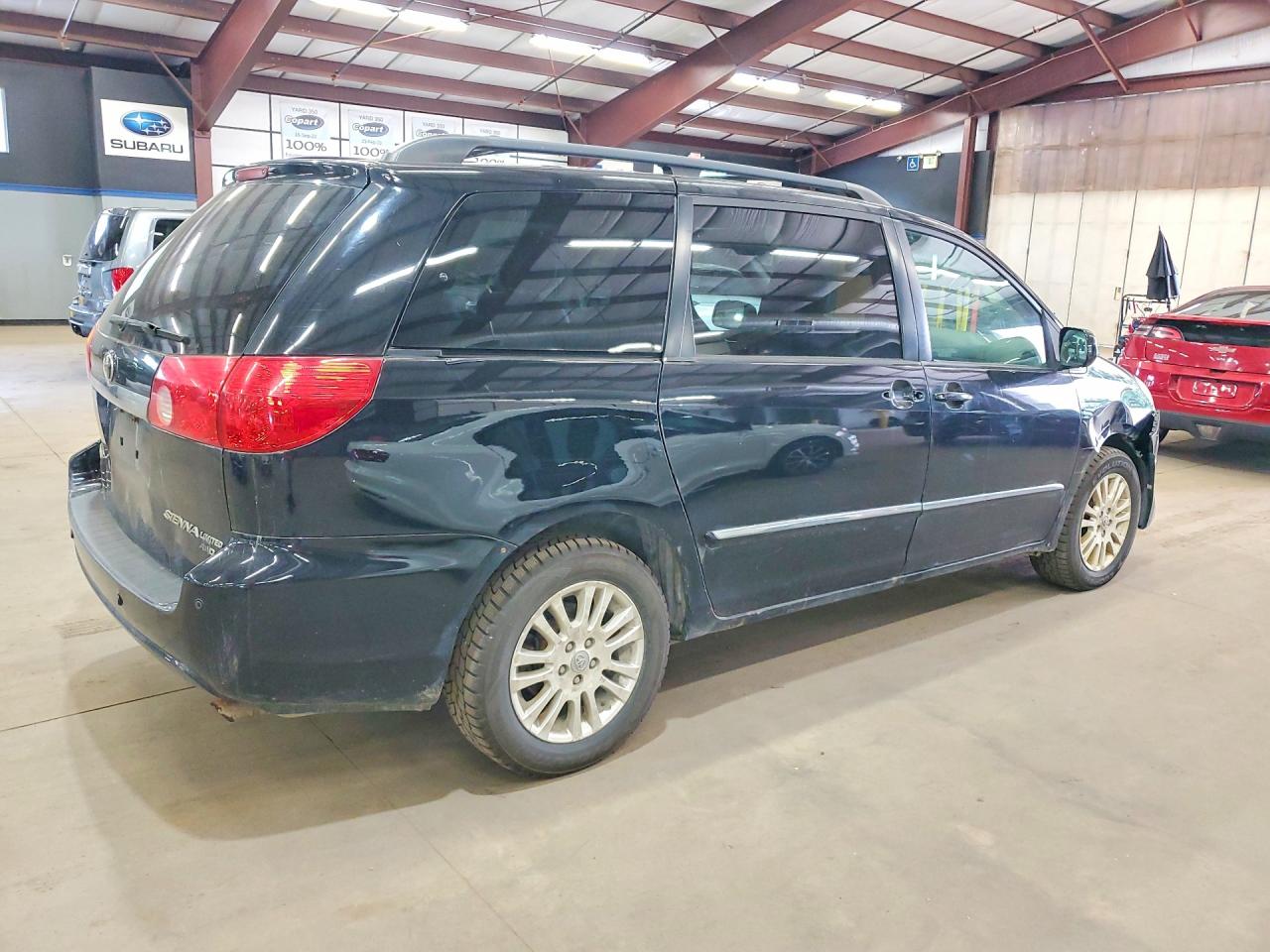 2009 Toyota Sienna Limited Черный vin: 5TDBK22C39S024714