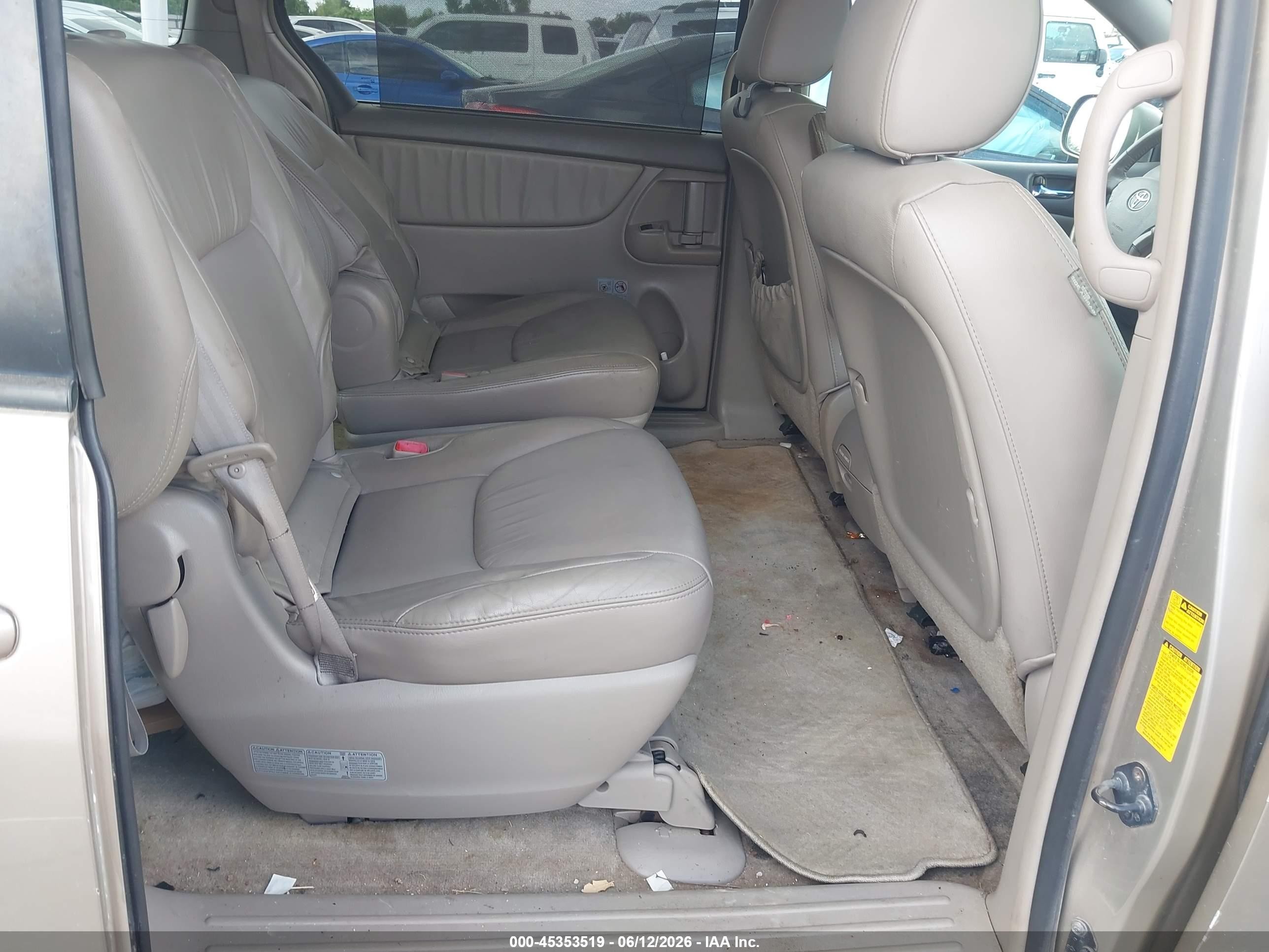 2009 Toyota Sienna Xle Beige vin: 5TDBK22C49S025452