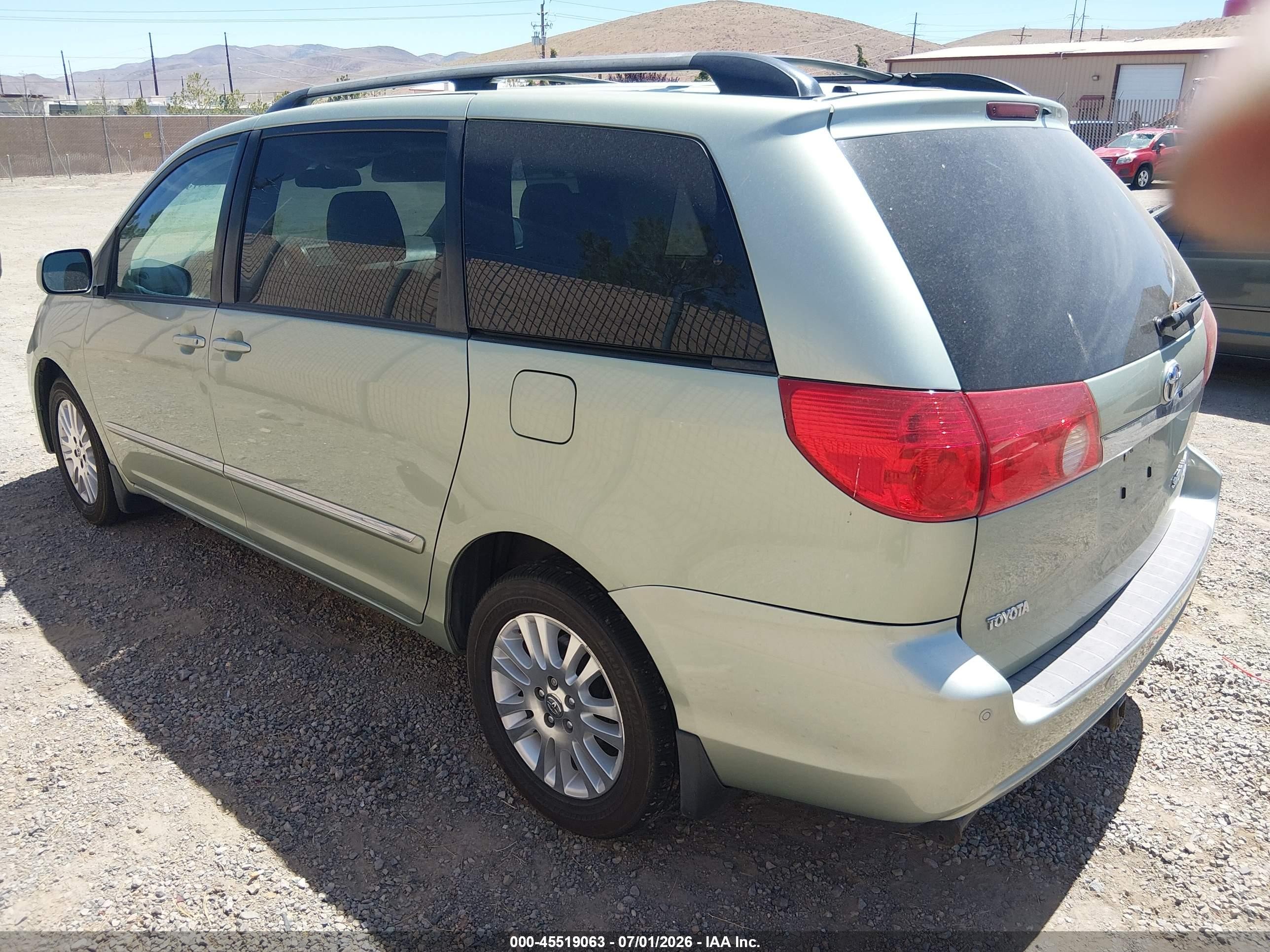 2009 Toyota Sienna Limited Green vin: 5TDBK22C59S025301