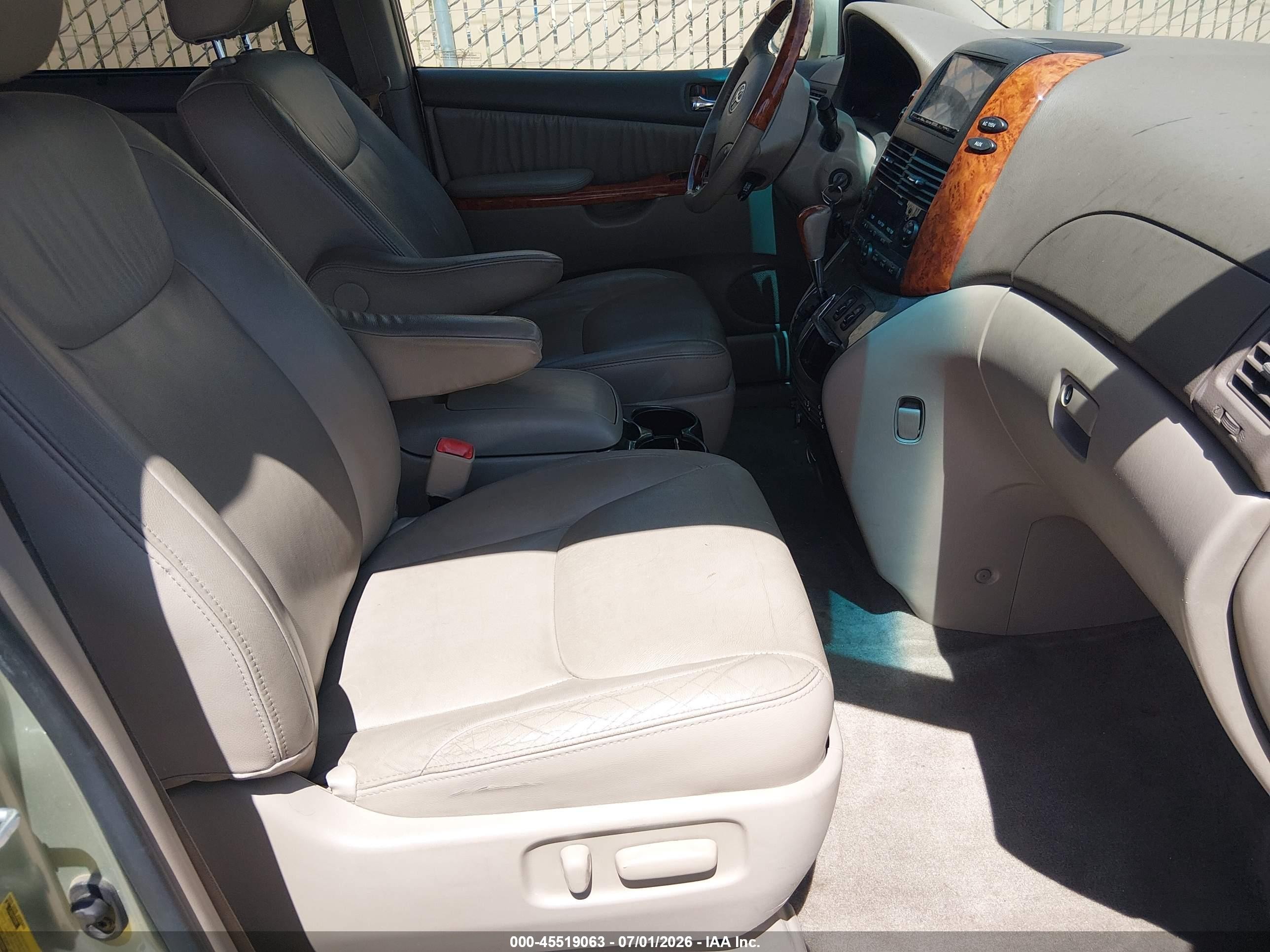 2009 Toyota Sienna Limited Green vin: 5TDBK22C59S025301