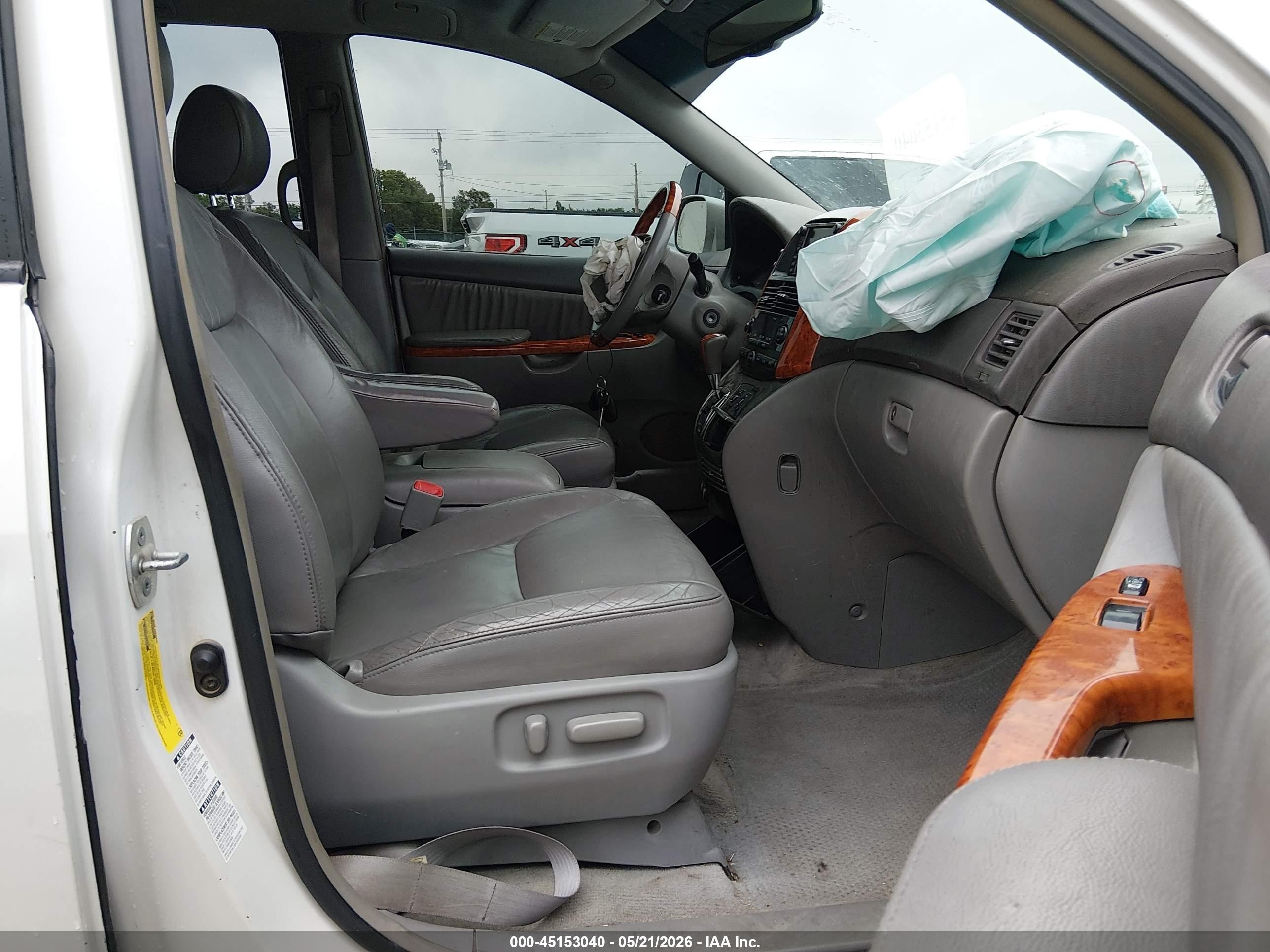2008 Toyota Sienna Limited Белый vin: 5TDBK22C68S010028