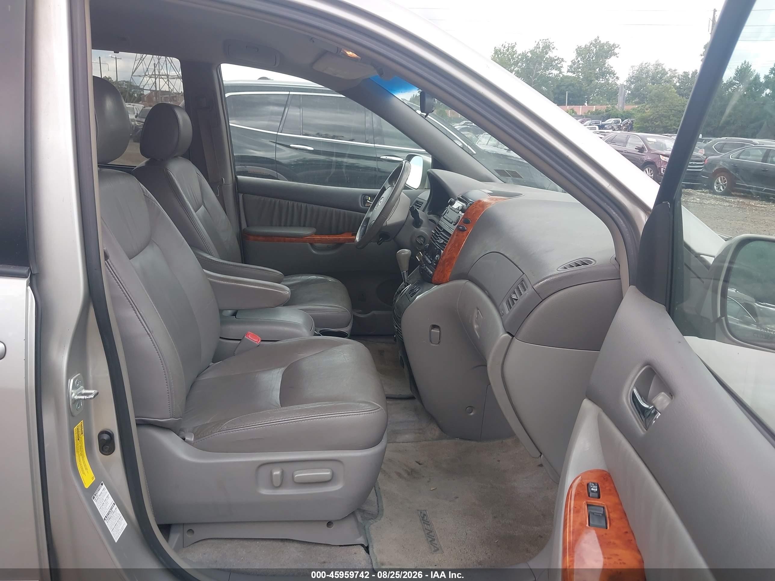 2007 Toyota Sienna Xle Silver vin: 5TDBK22C77S001014