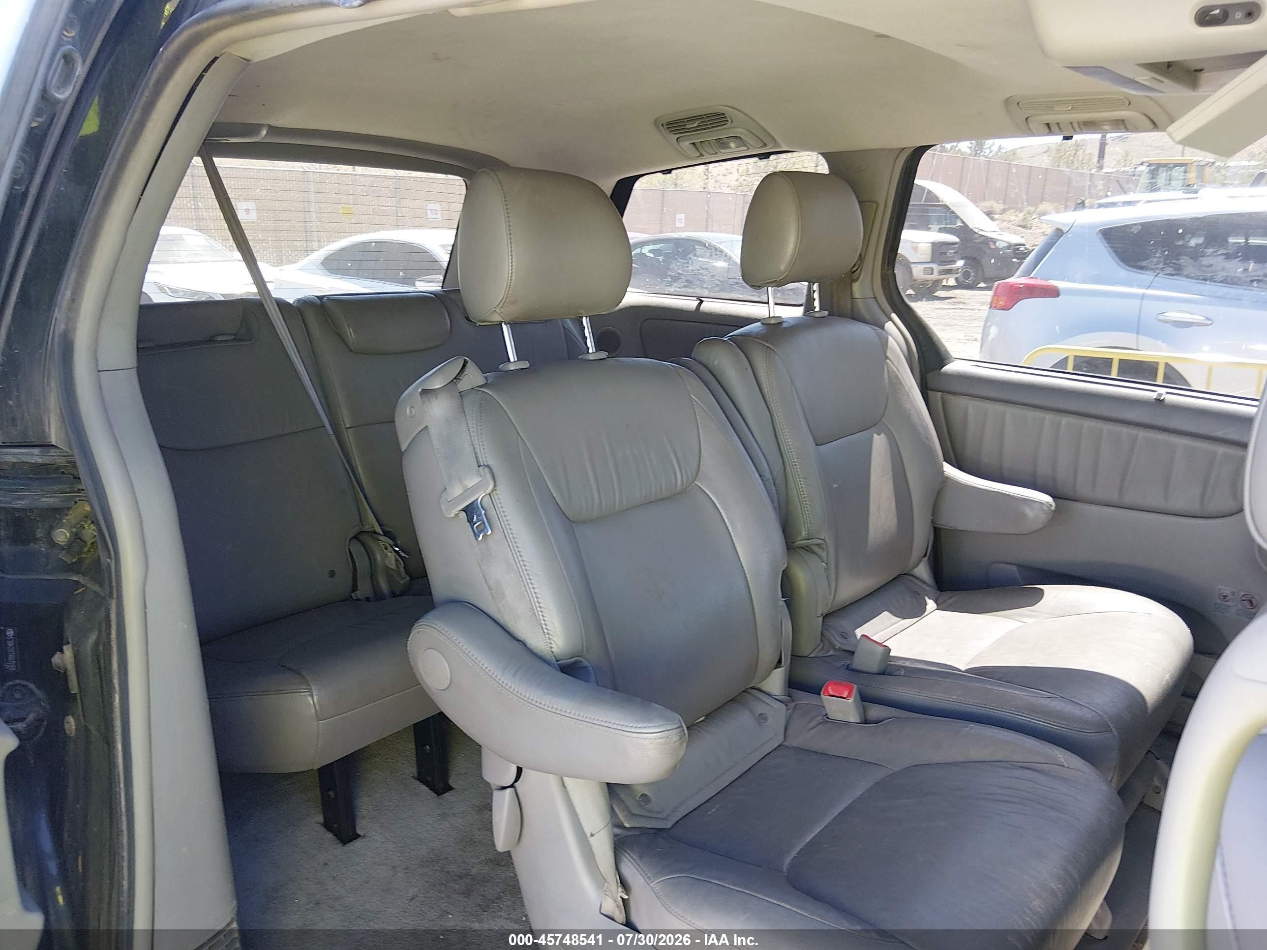 2008 Toyota Sienna Limited Black vin: 5TDBK22C78S019269