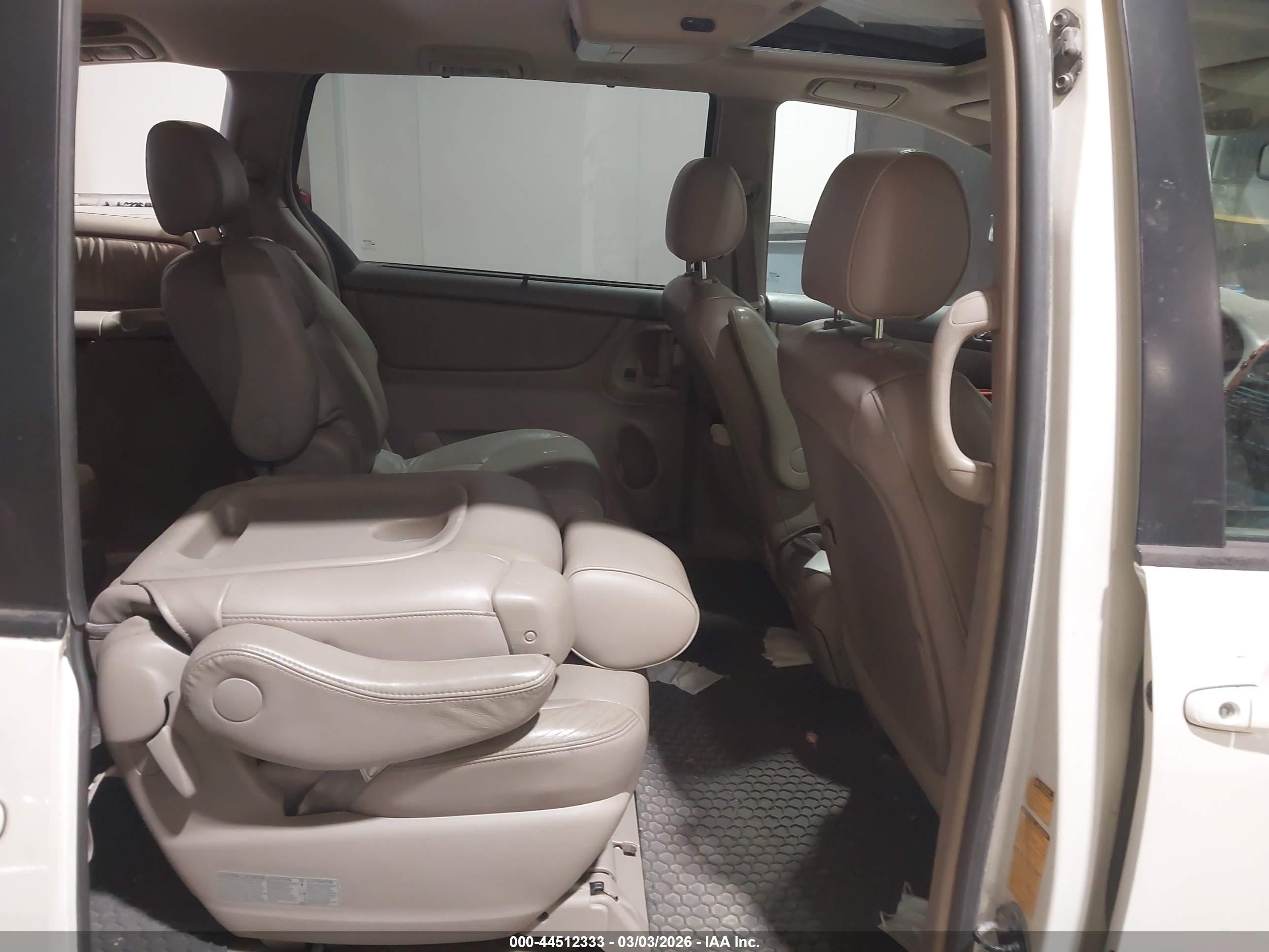 2007 Toyota Sienna Xle Limited White vin: 5TDBK22C87S001426