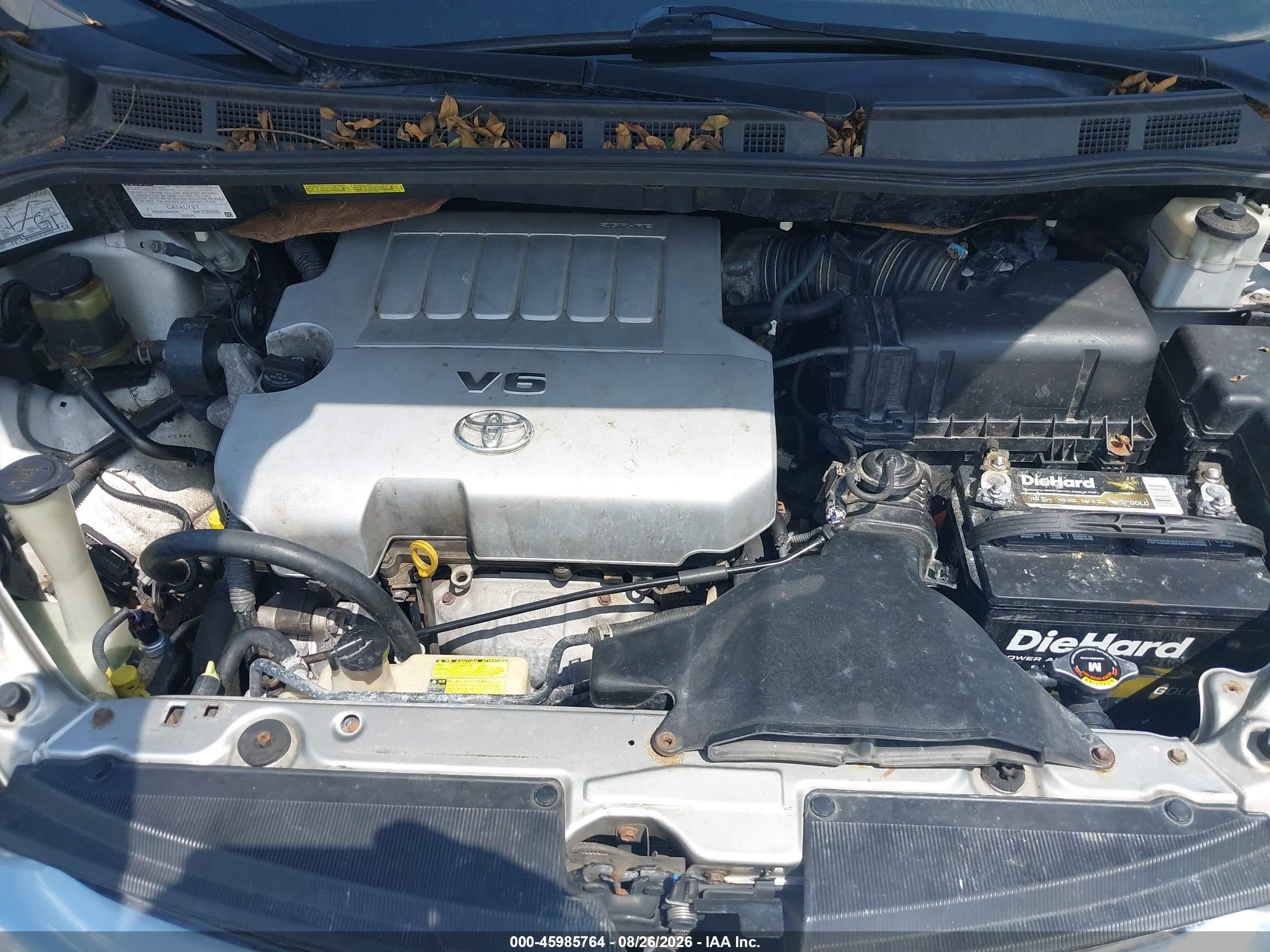 2007 Toyota Sienna Xle Limited Серебряный vin: 5TDBK22C97S001435