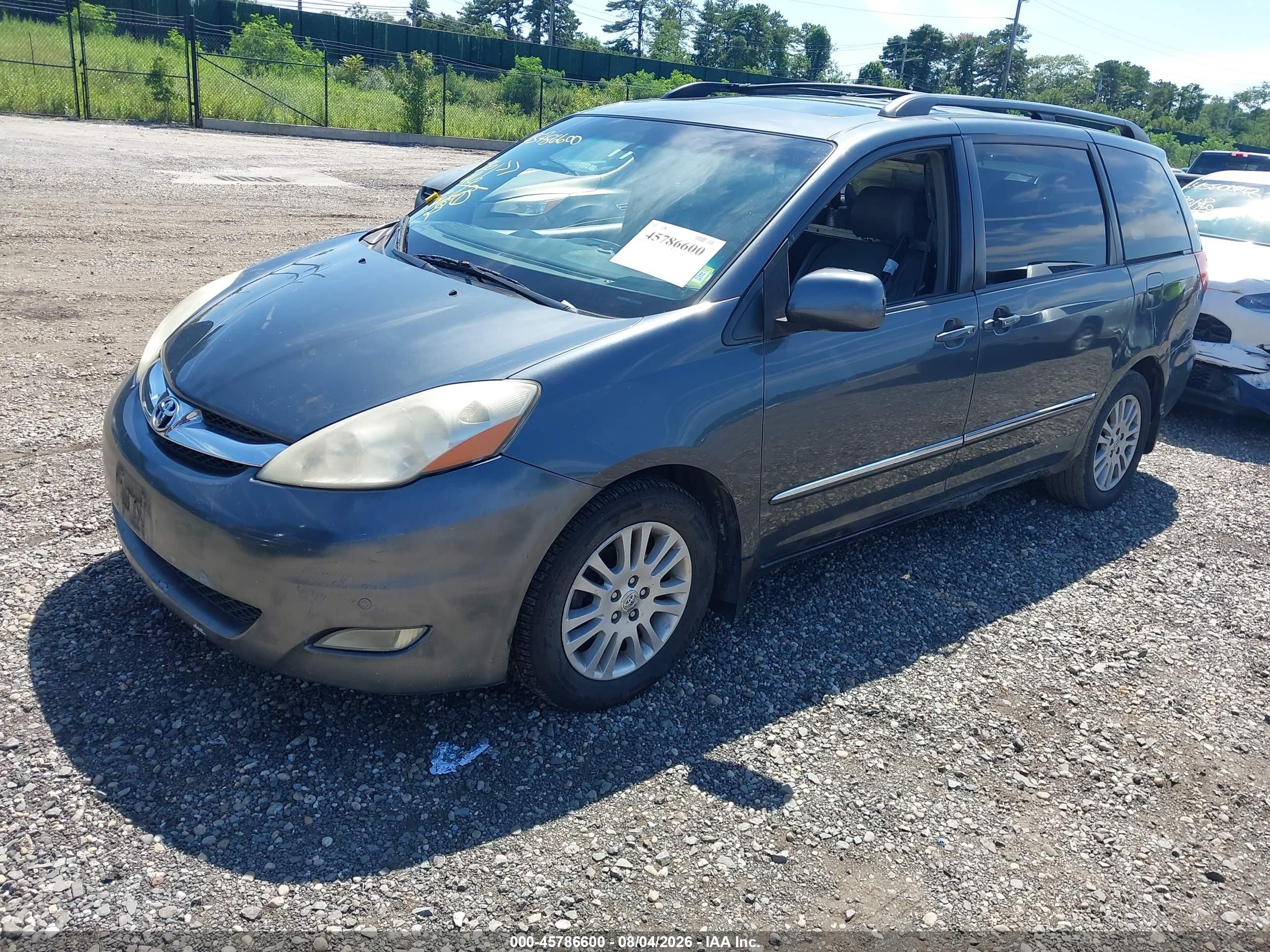 2007 Toyota Sienna Xle Limited Gray vin: 5TDBK22C97S003301