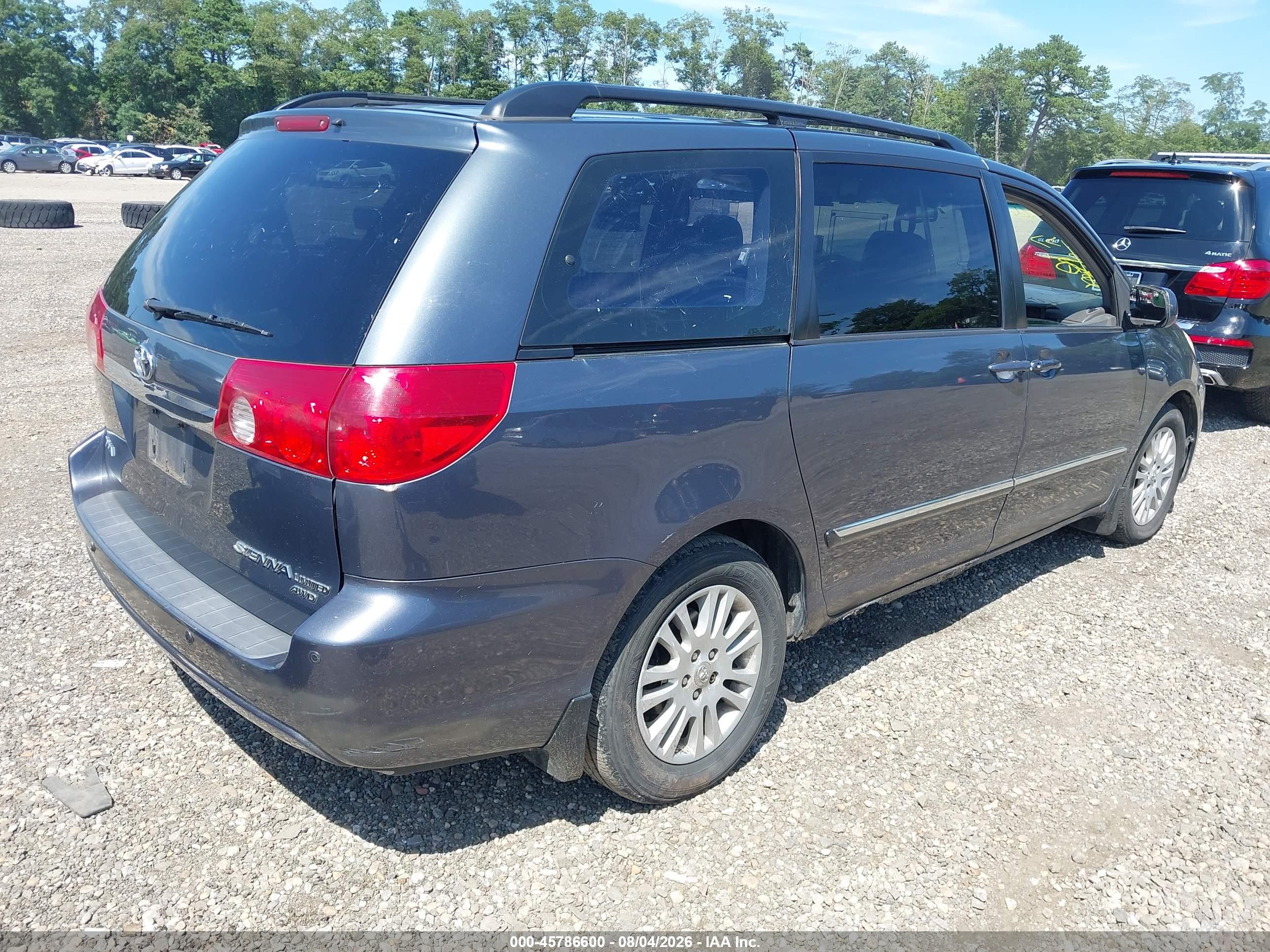 2007 Toyota Sienna Xle Limited Gray vin: 5TDBK22C97S003301