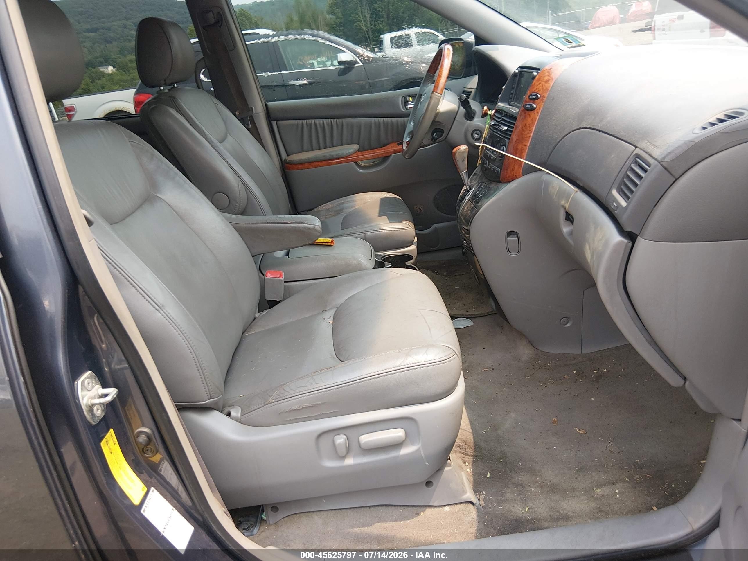 2008 Toyota Sienna Limited Blue vin: 5TDBK22C98S014946