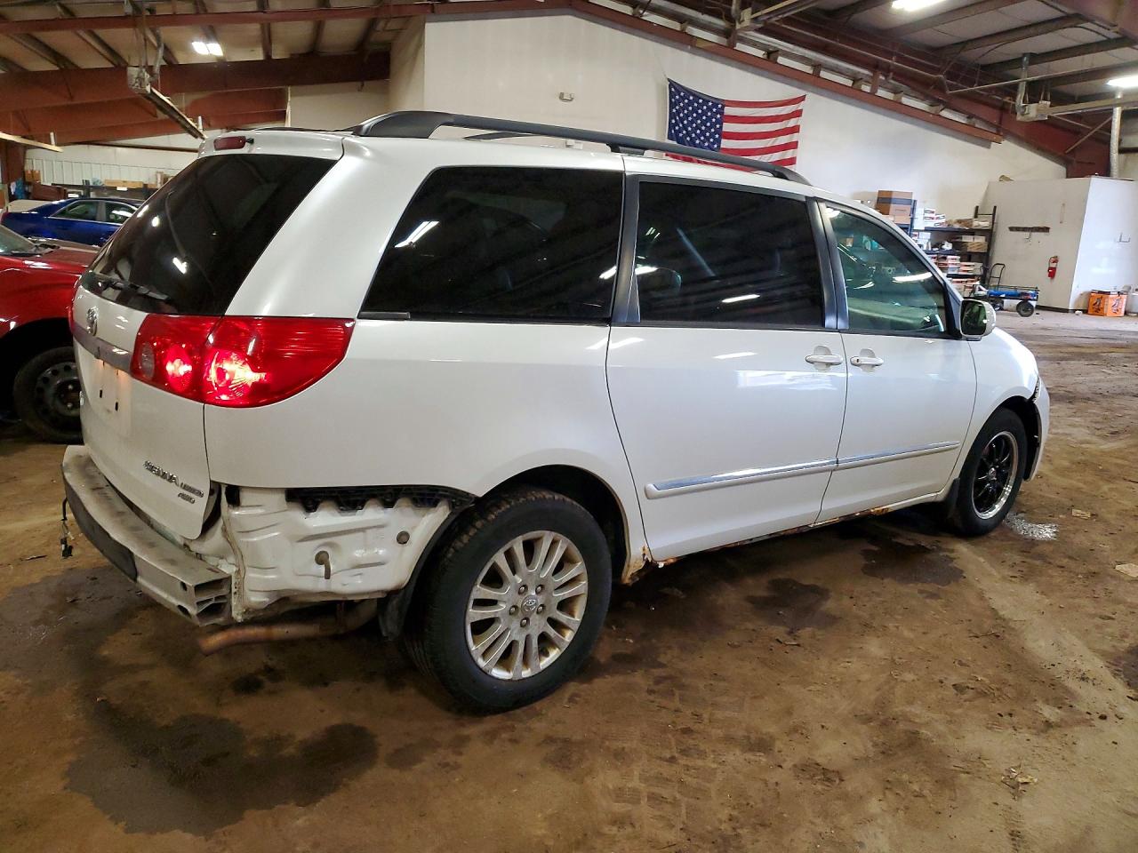 2008 Toyota Sienna Xle Limited White vin: 5TDBK22C98S016051