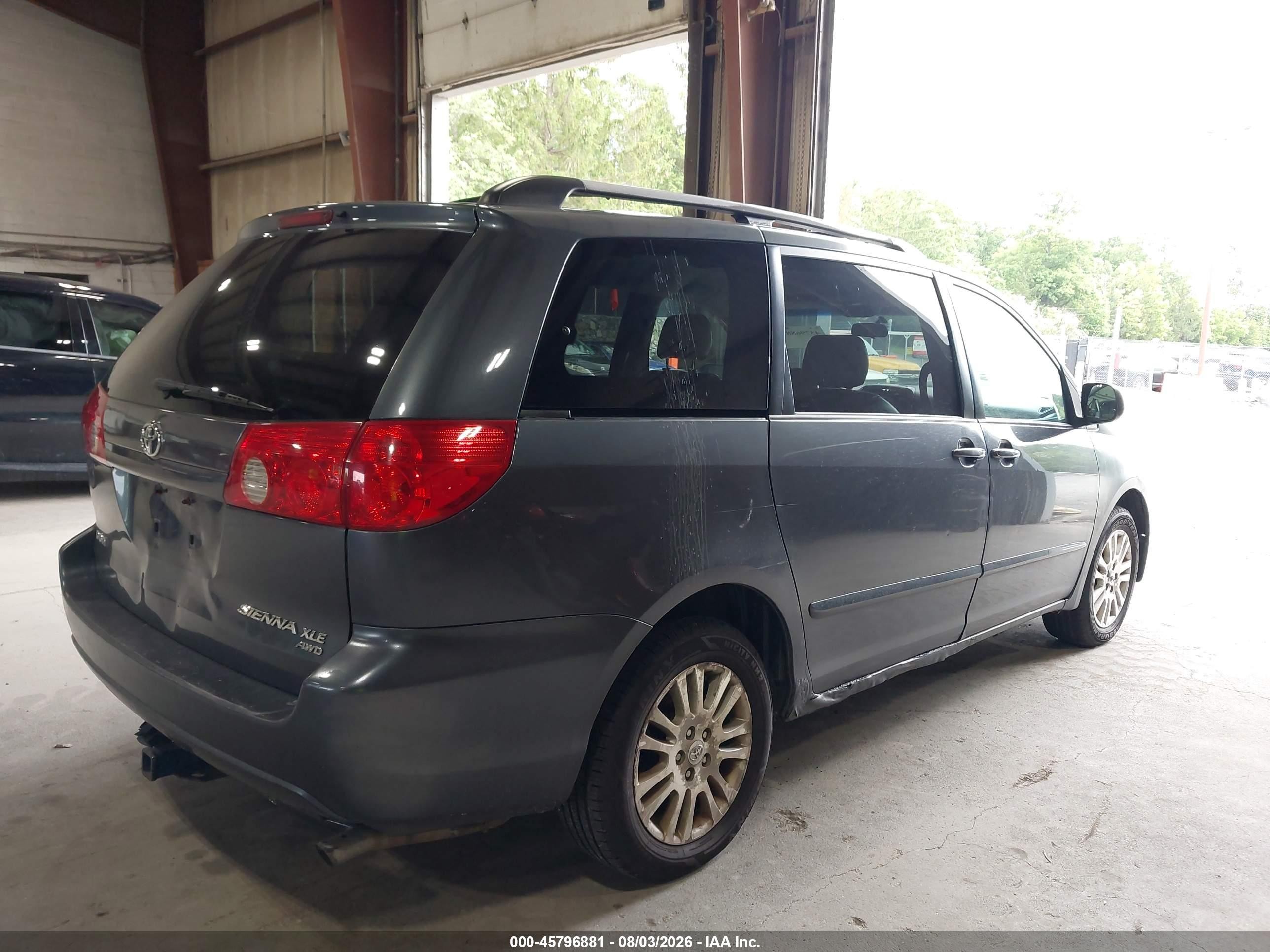 2007 Toyota Sienna Xle Gray vin: 5TDBK22CX7S004389