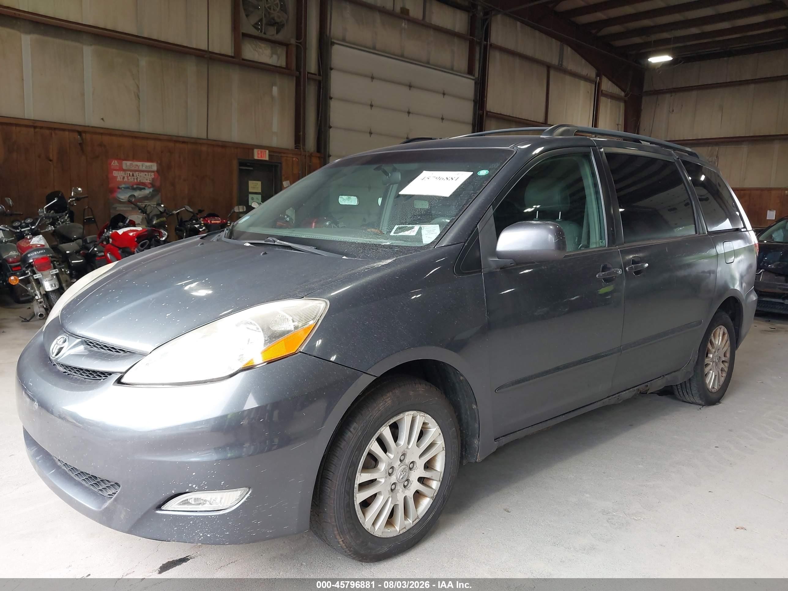 2007 Toyota Sienna Xle Gray vin: 5TDBK22CX7S004389