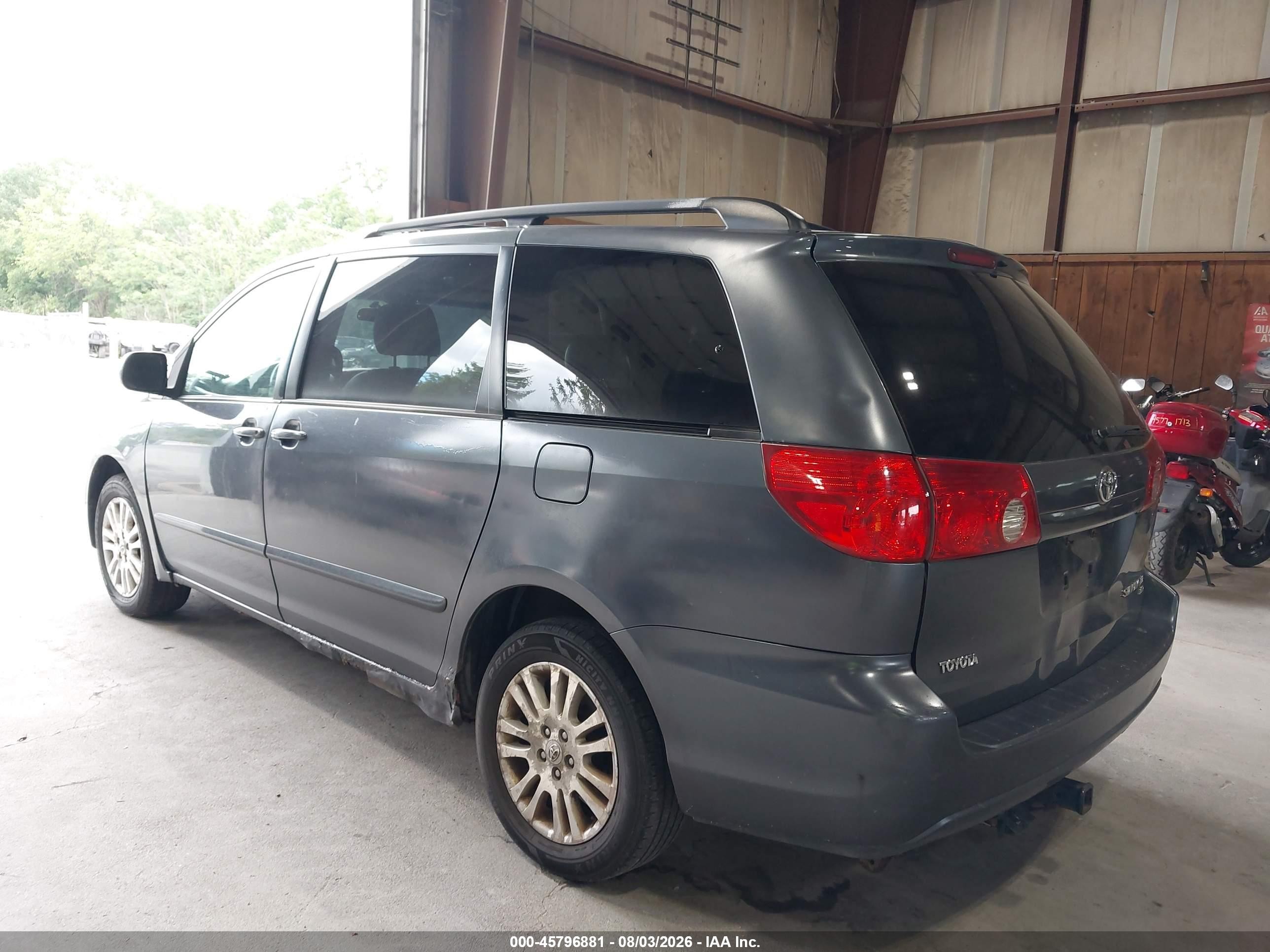2007 Toyota Sienna Xle Gray vin: 5TDBK22CX7S004389
