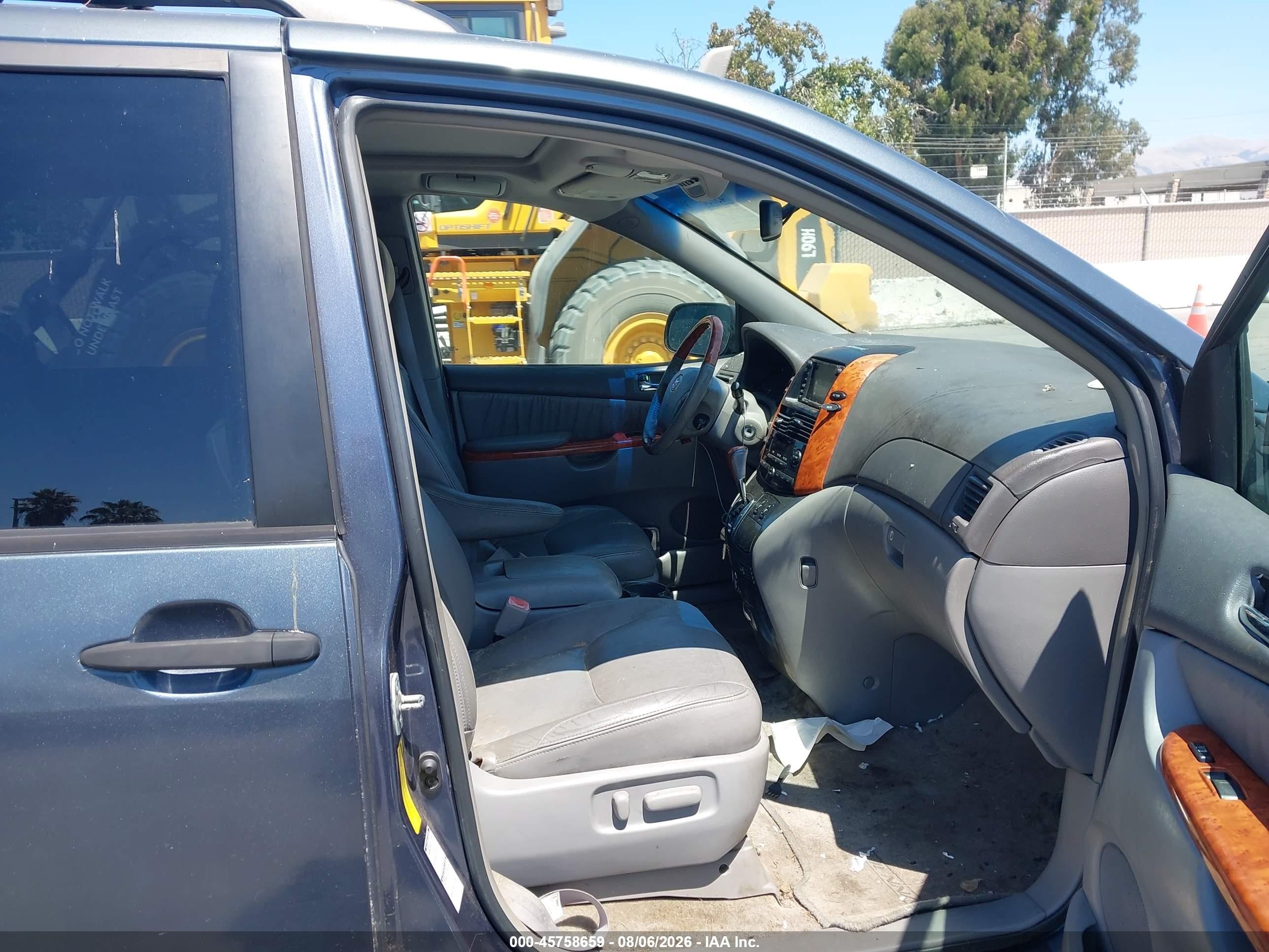 2008 Toyota Sienna Limited Dark Blue vin: 5TDBK22CX8S010520
