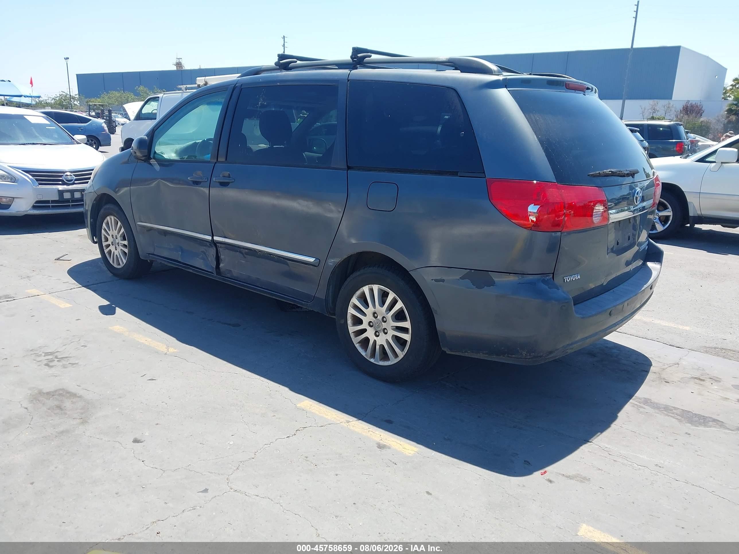 2008 Toyota Sienna Limited Dark Blue vin: 5TDBK22CX8S010520