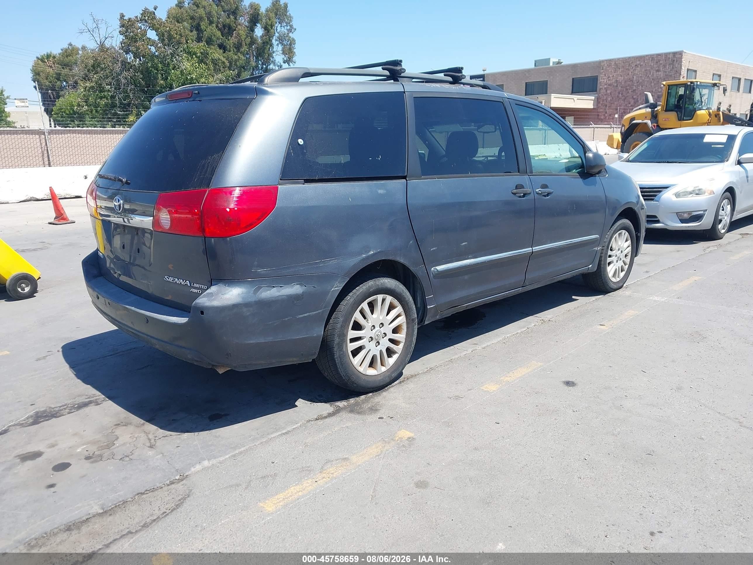 2008 Toyota Sienna Limited Dark Blue vin: 5TDBK22CX8S010520