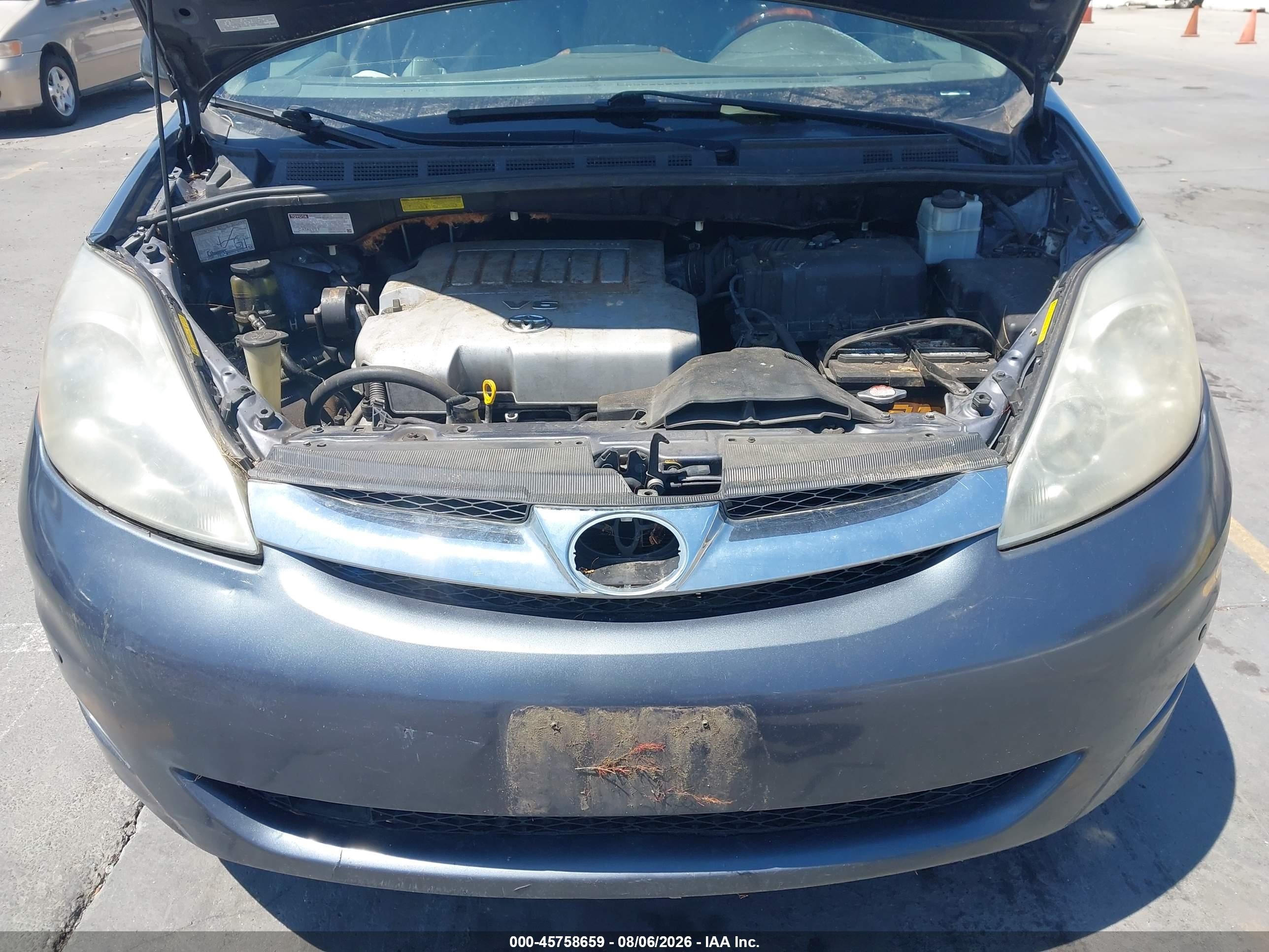 2008 Toyota Sienna Limited Dark Blue vin: 5TDBK22CX8S010520