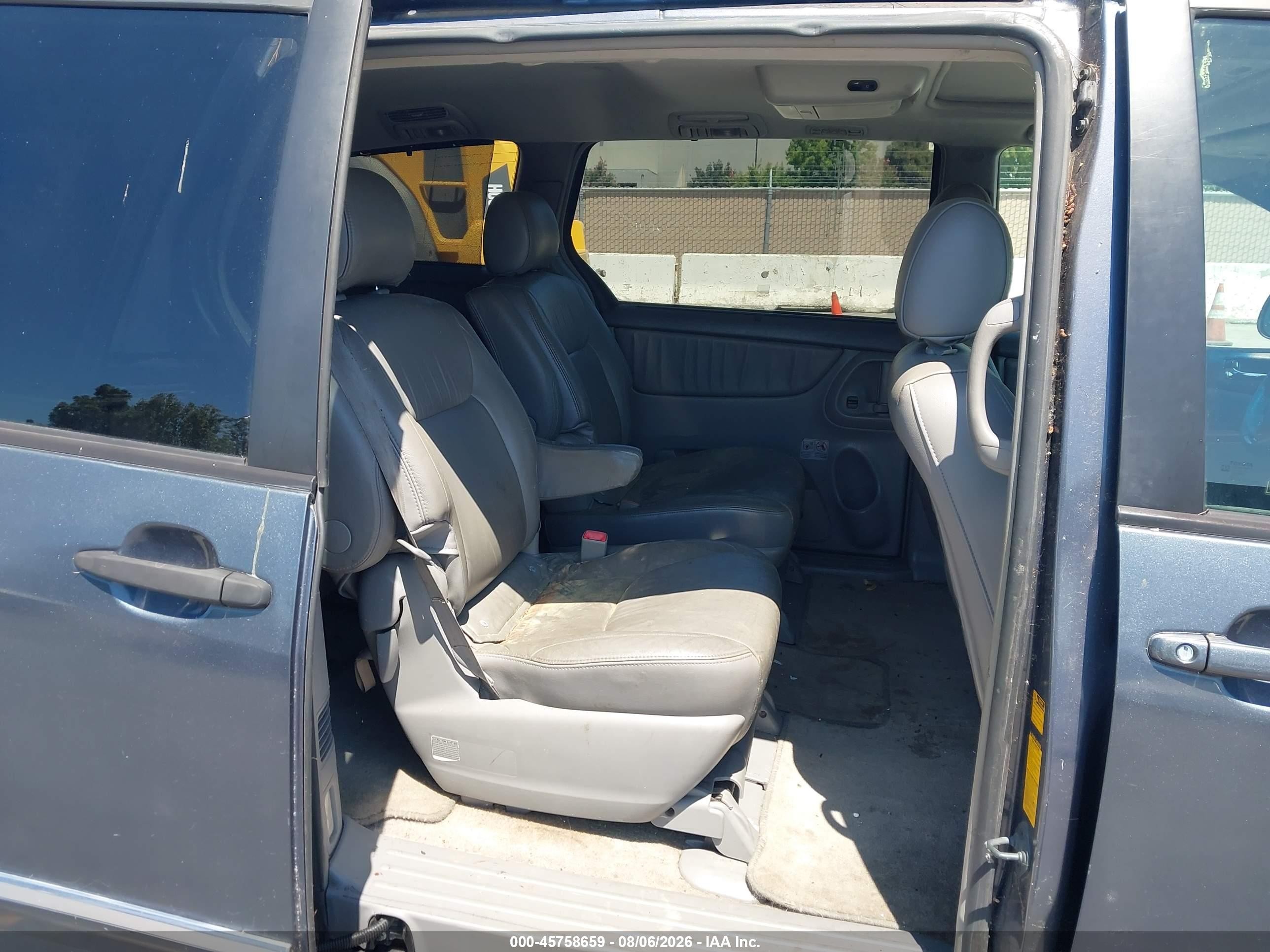 2008 Toyota Sienna Limited Dark Blue vin: 5TDBK22CX8S010520