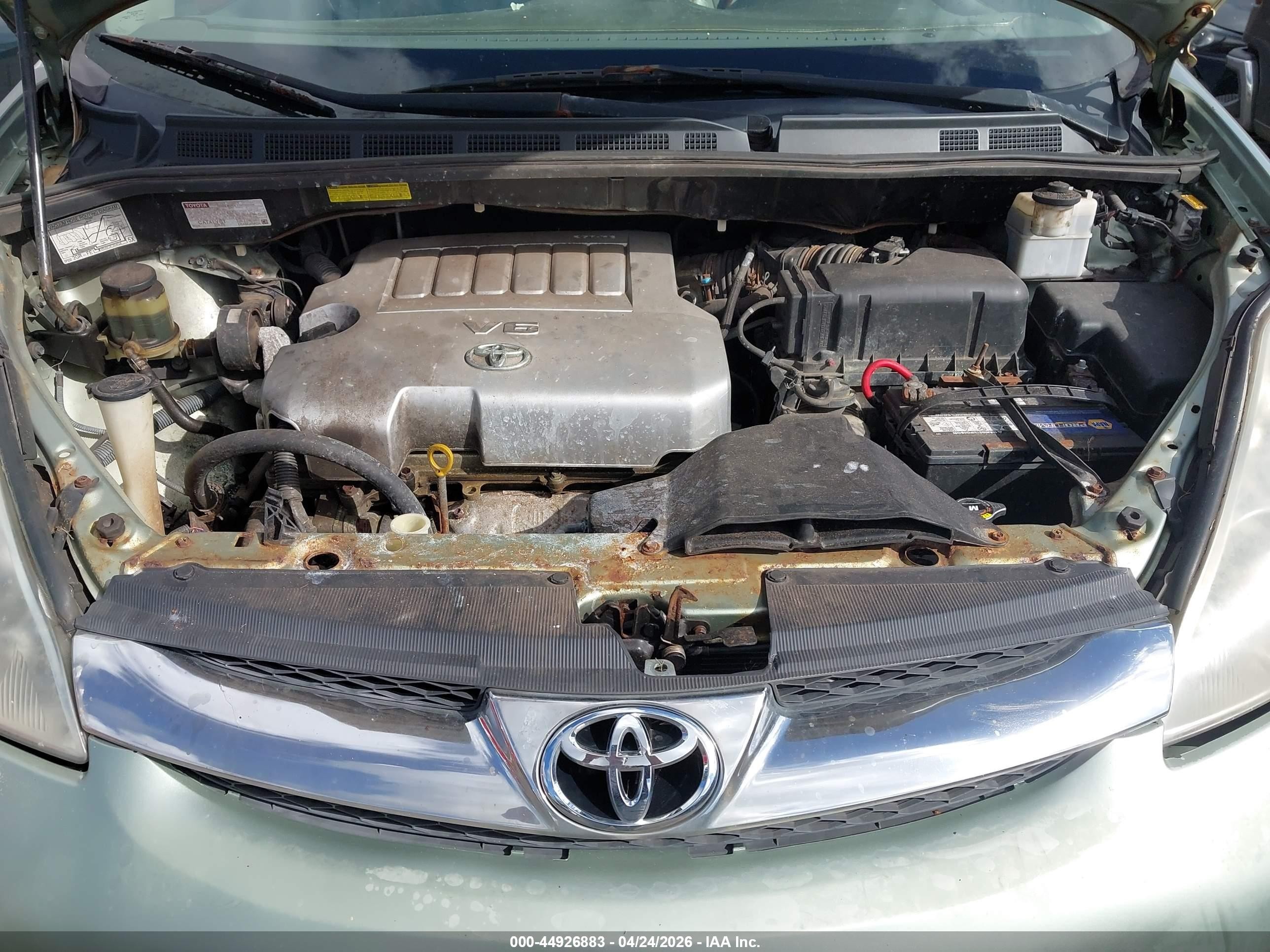 2008 Toyota Sienna Limited Green vin: 5TDBK22CX8S016060