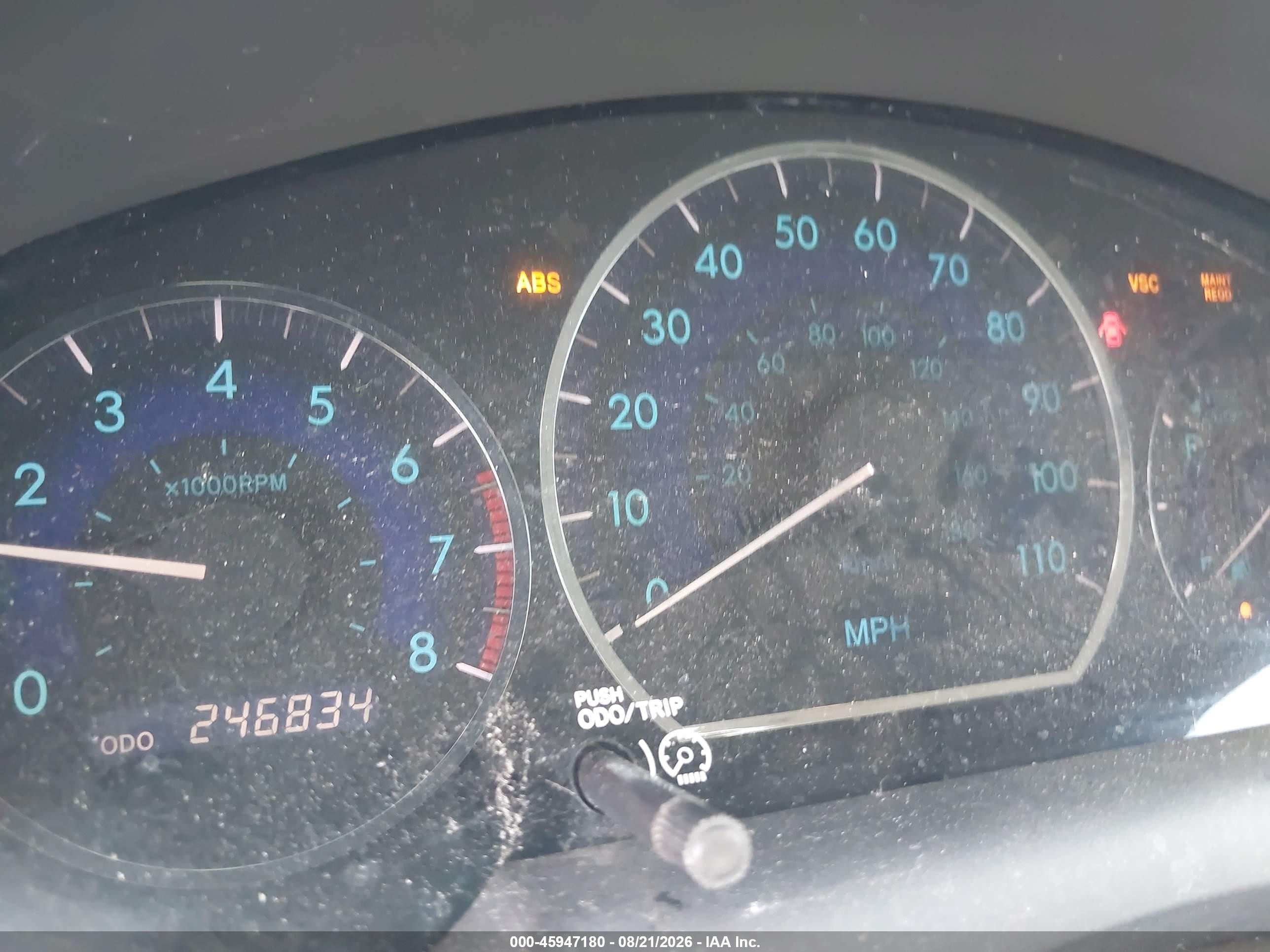 2007 Toyota Sienna Le Синий vin: 5TDBK23C07S002133
