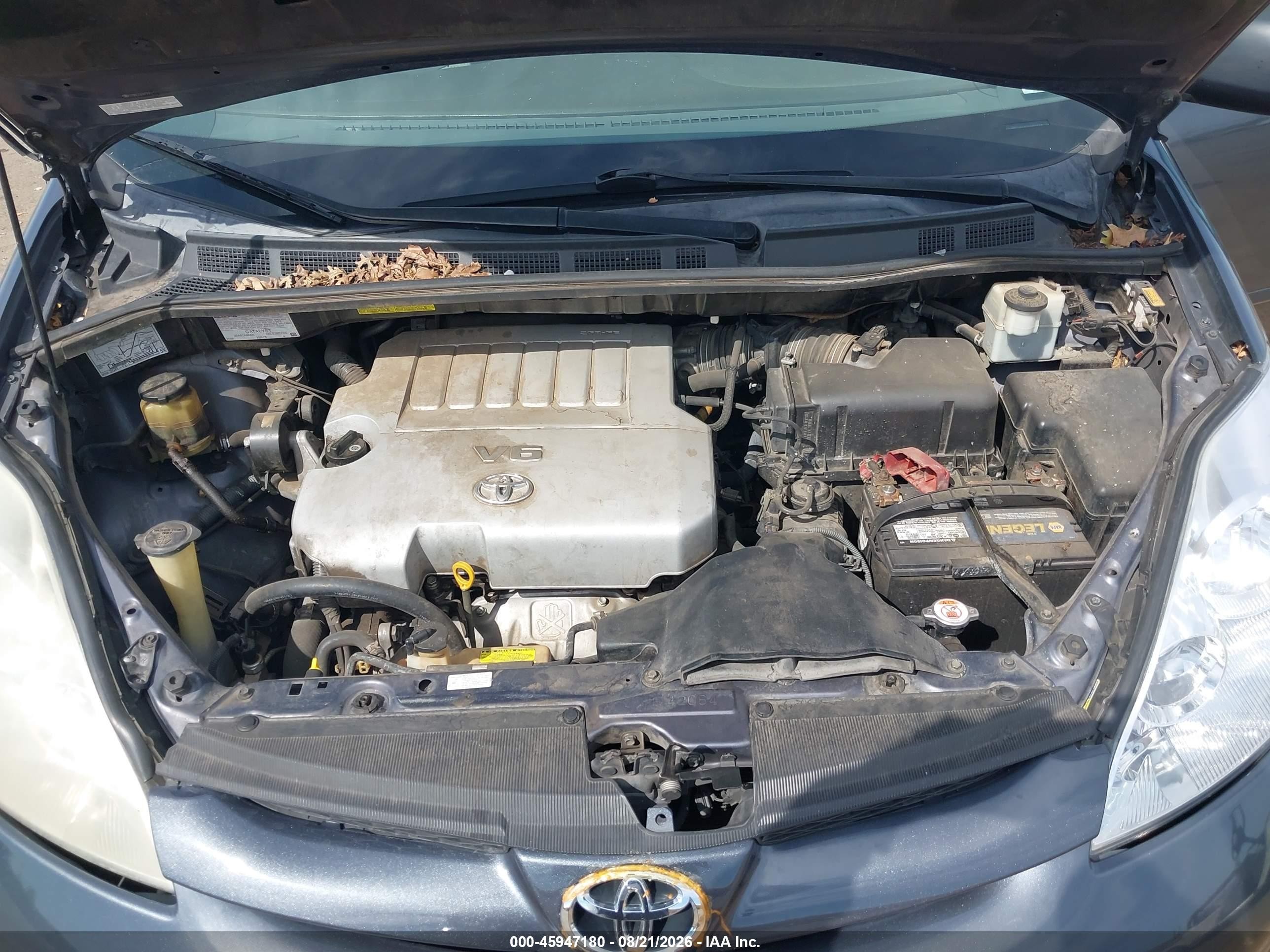 2007 Toyota Sienna Le Синий vin: 5TDBK23C07S002133