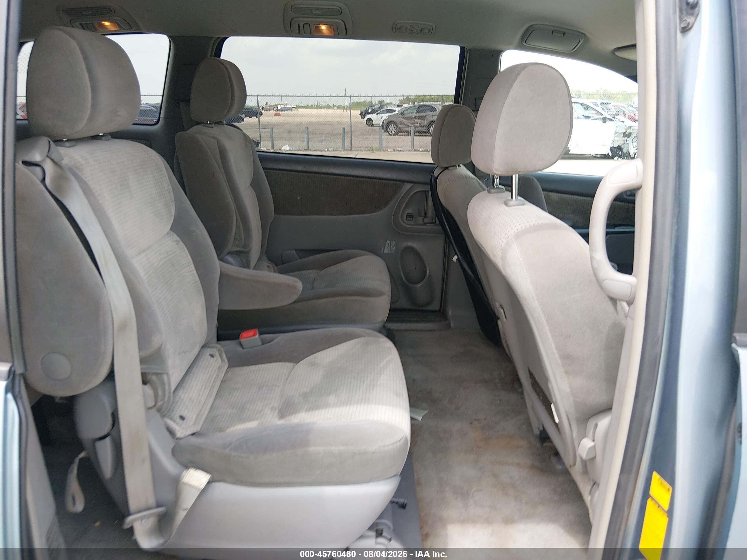 2007 Toyota Sienna Le Light Blue vin: 5TDBK23C37S004622