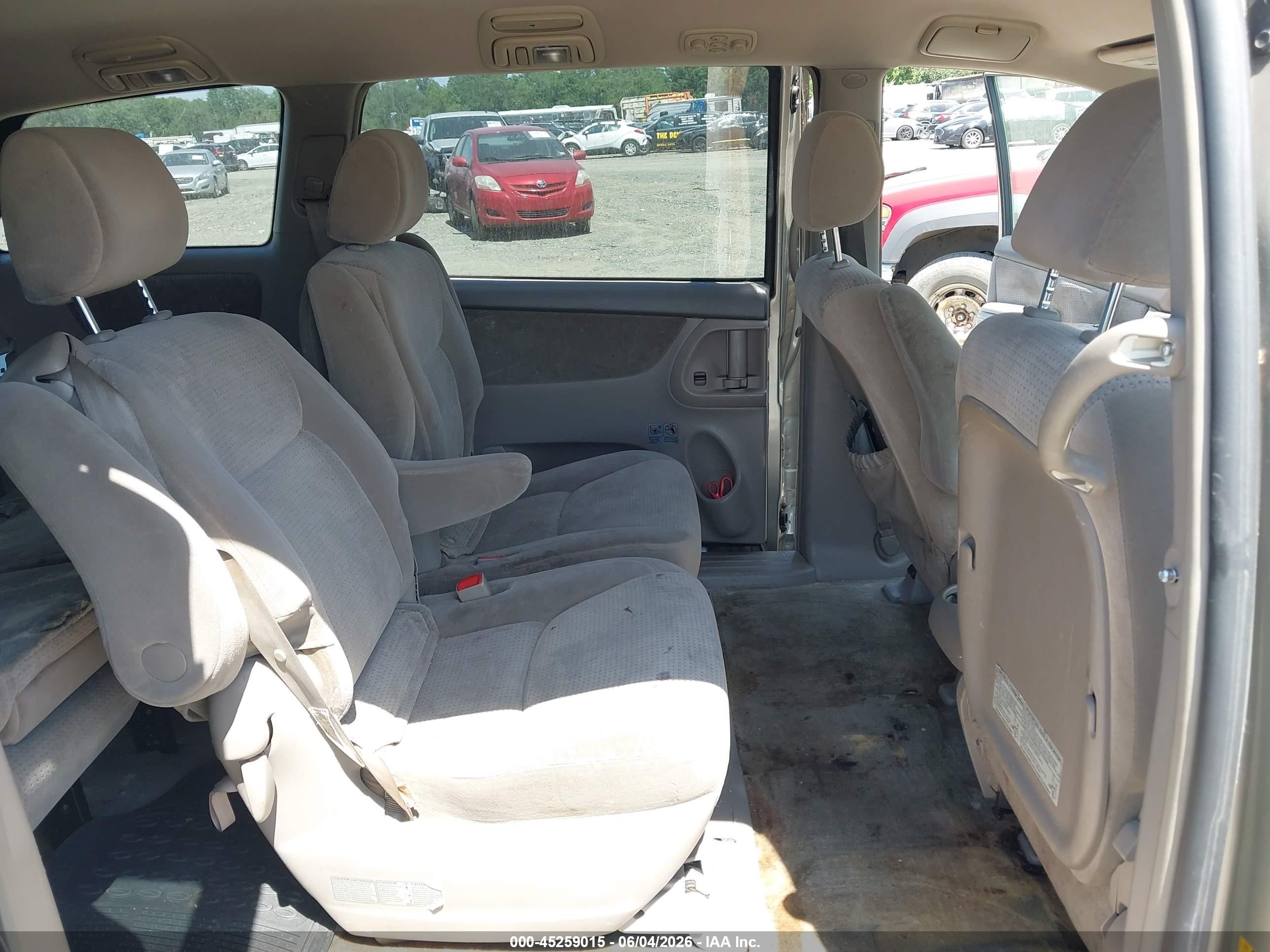 2008 Toyota Sienna Le Gold vin: 5TDBK23C48S010138