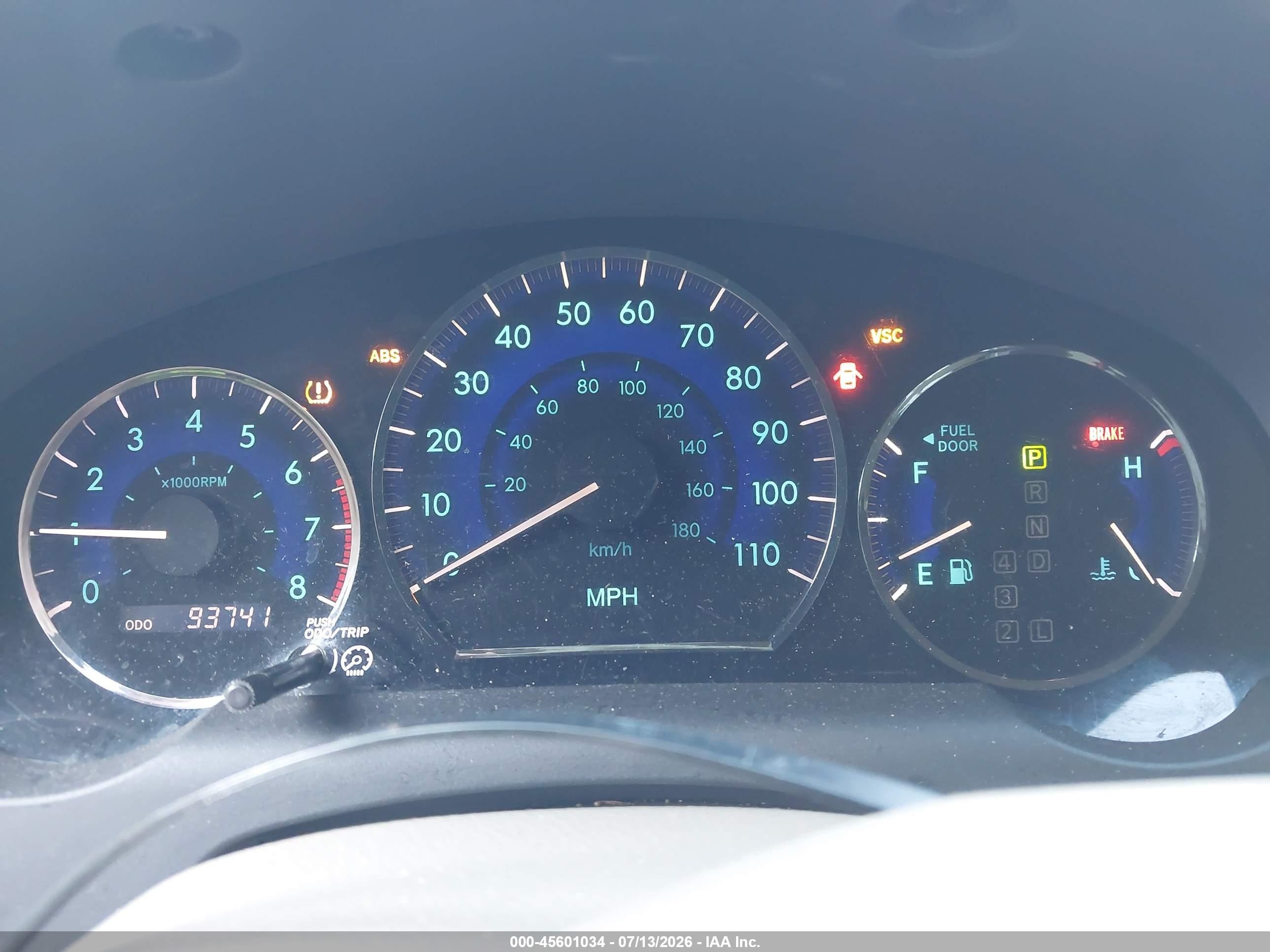 2008 Toyota Sienna Le Blue vin: 5TDBK23C78S015947
