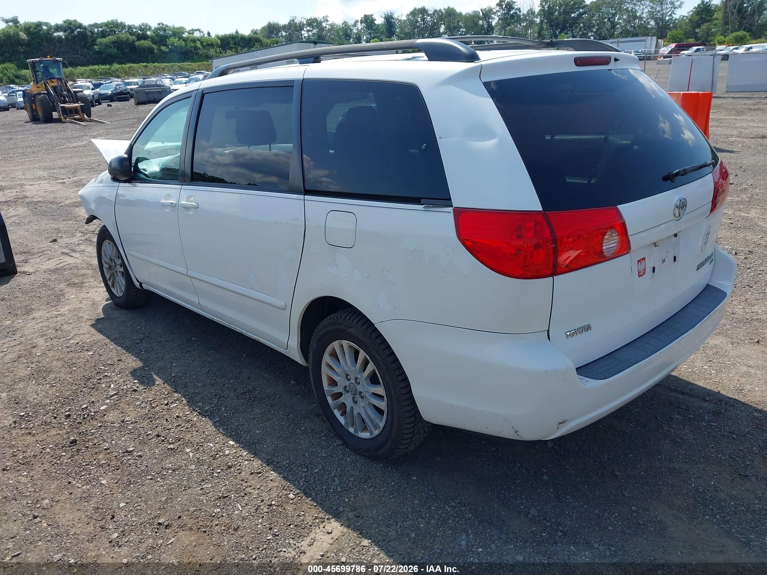 2008 Toyota Sienna Le Белый vin: 5TDBK23C78S017052