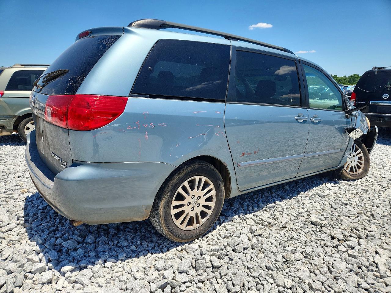 2007 Toyota Sienna Le Gray vin: 5TDBK23C87S008746