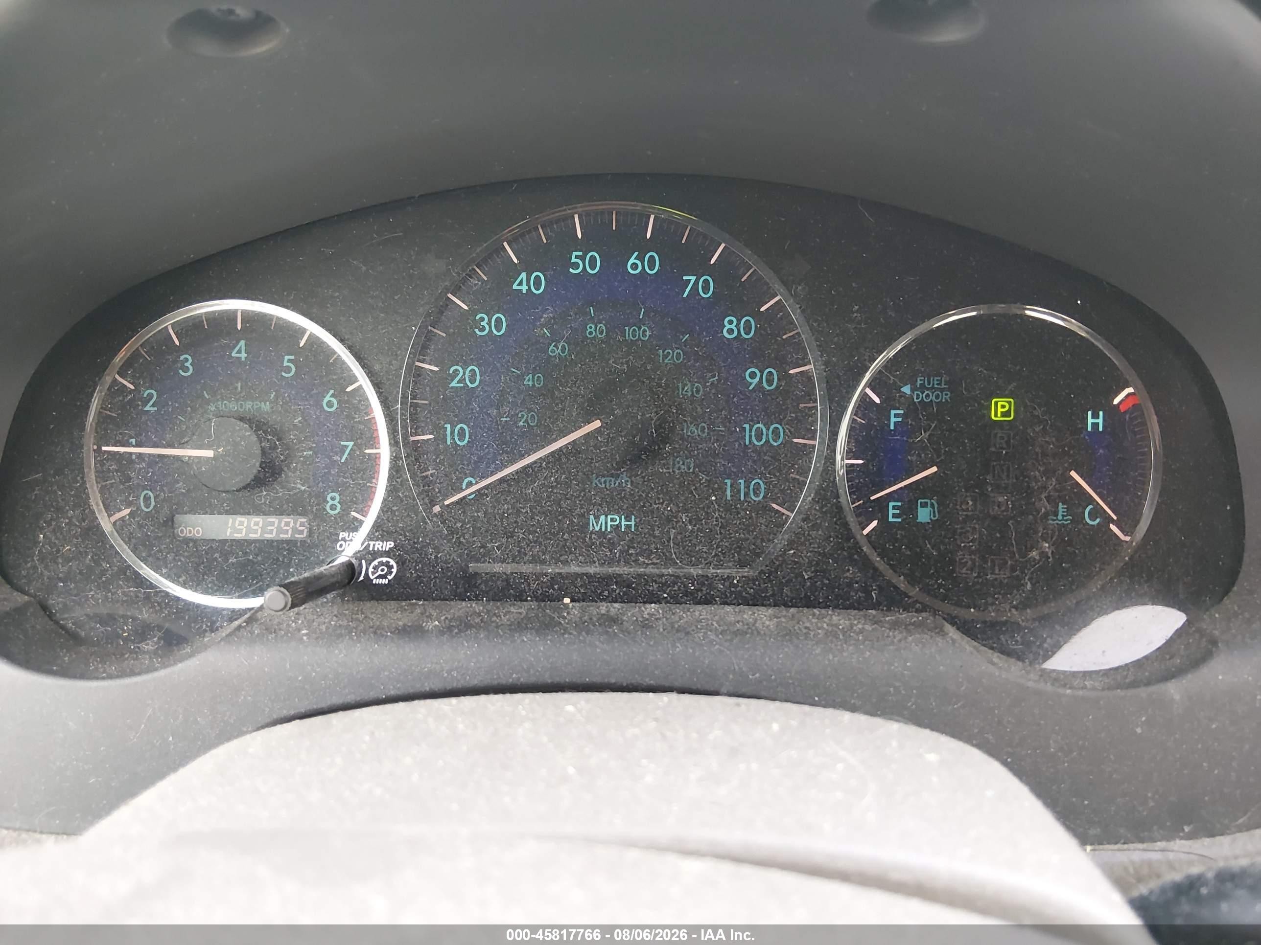 2007 Toyota Sienna Le Blue vin: 5TDBK23C97S007654