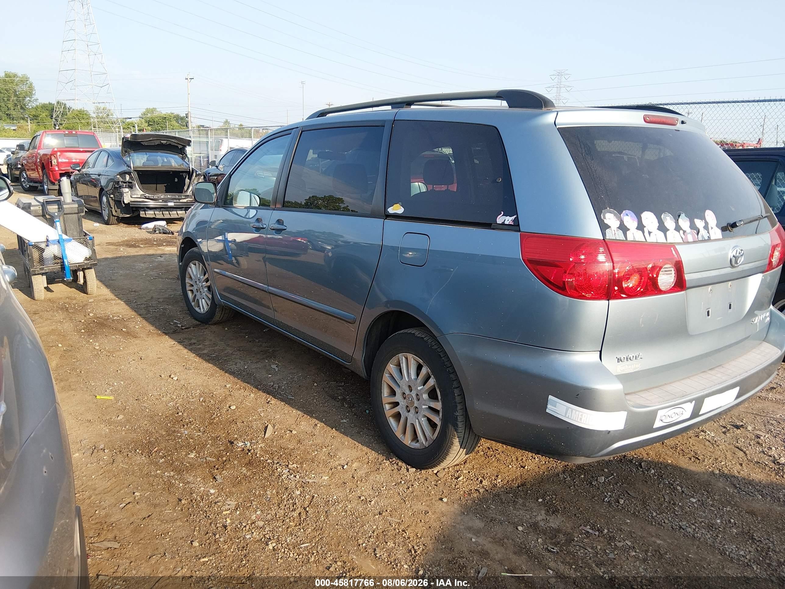2007 Toyota Sienna Le Blue vin: 5TDBK23C97S007654