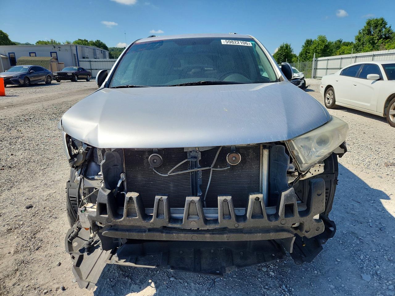 2011 Toyota Highlander Base Silver vin: 5TDBK3EH0BS044633