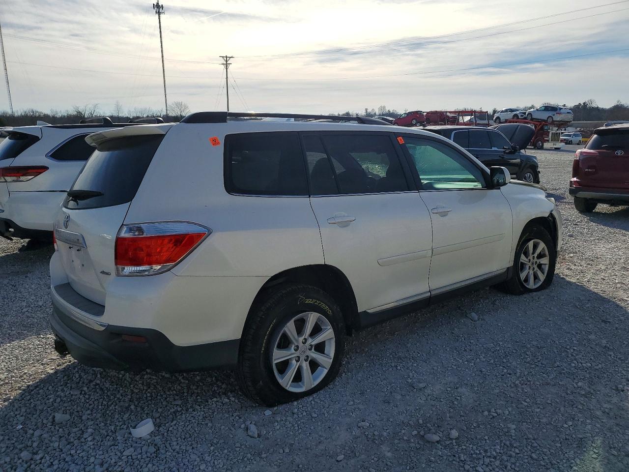 2011 Toyota Highlander Se White vin: 5TDBK3EH0BS086879