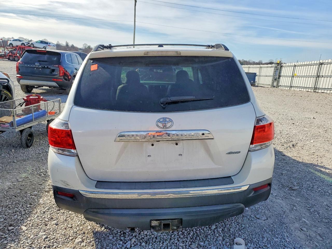 2011 Toyota Highlander Se White vin: 5TDBK3EH0BS086879