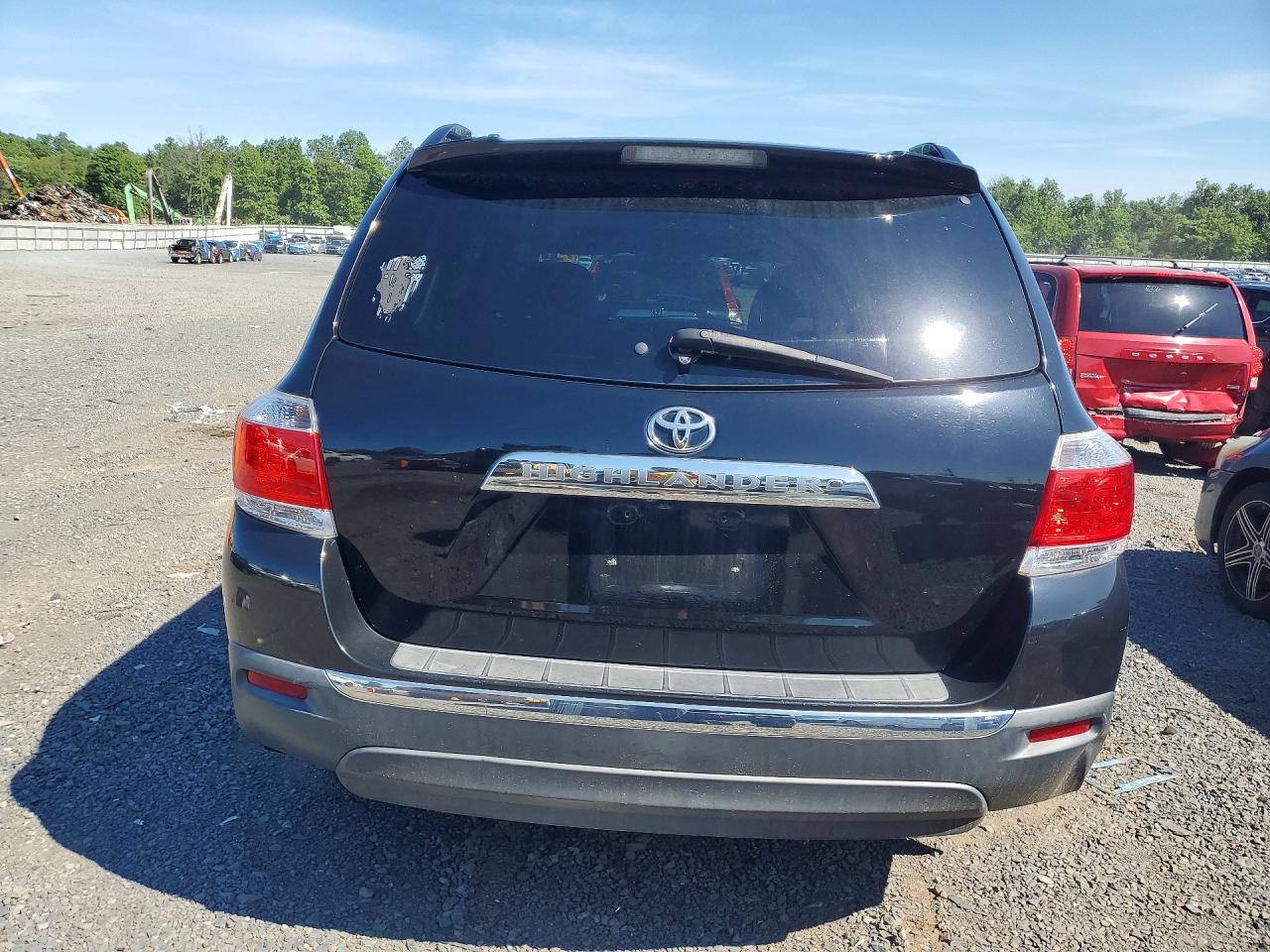 2011 Toyota Highlander Se Black vin: 5TDBK3EH0BS091905