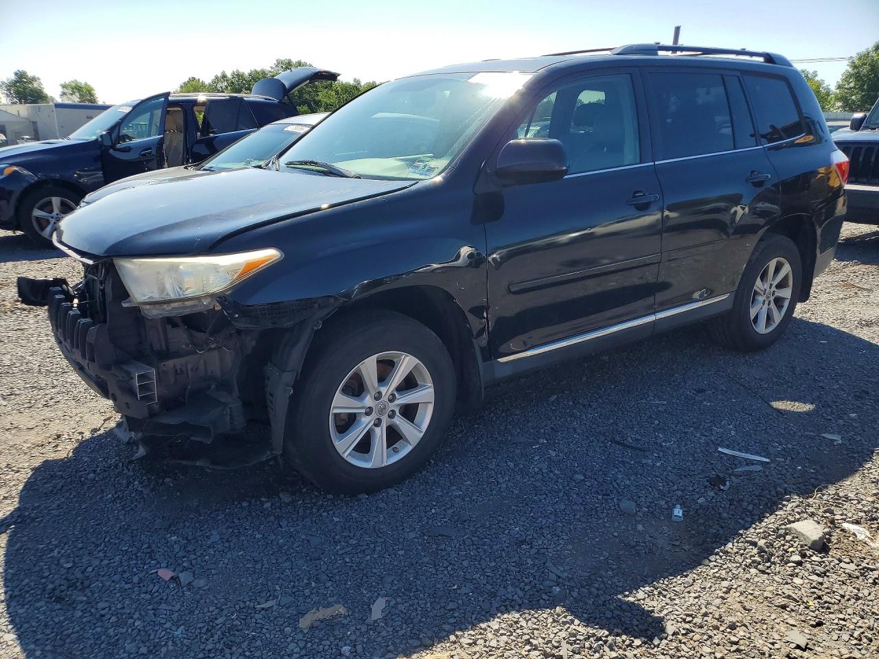 2011 Toyota Highlander Se Black vin: 5TDBK3EH0BS091905