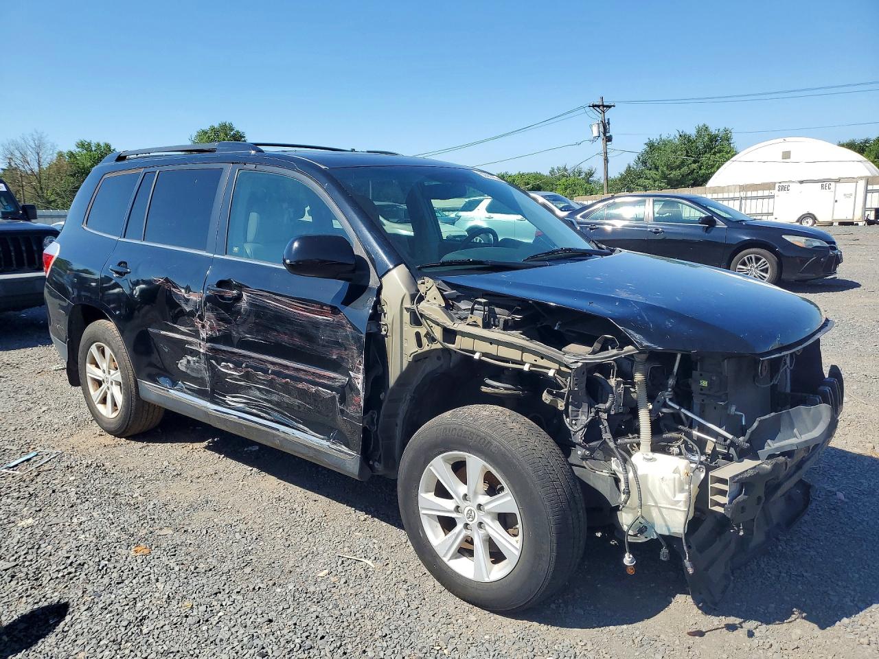 2011 Toyota Highlander Se Black vin: 5TDBK3EH0BS091905