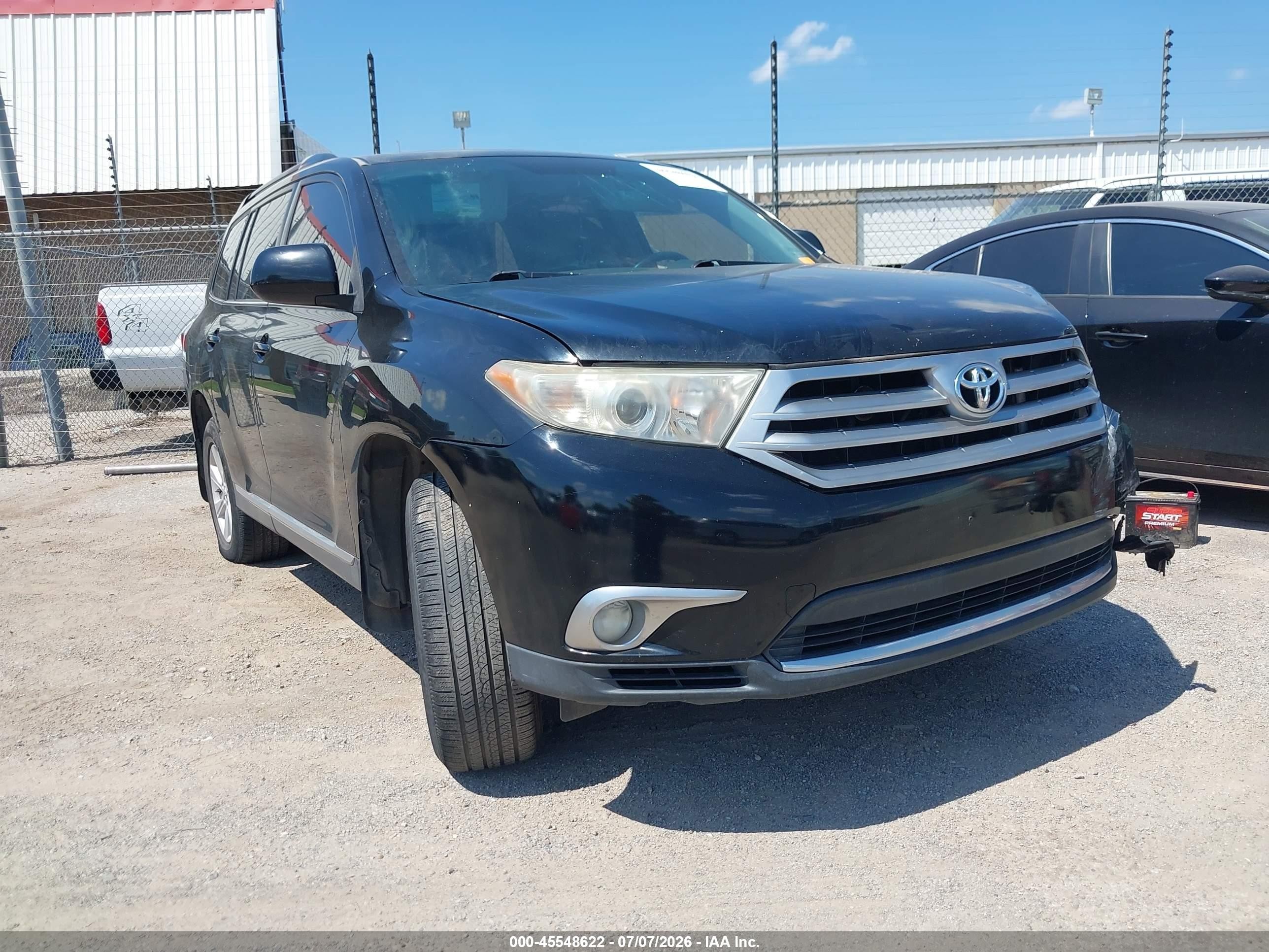 2012 Toyota Highlander Se V6 Black vin: 5TDBK3EH0CS096118