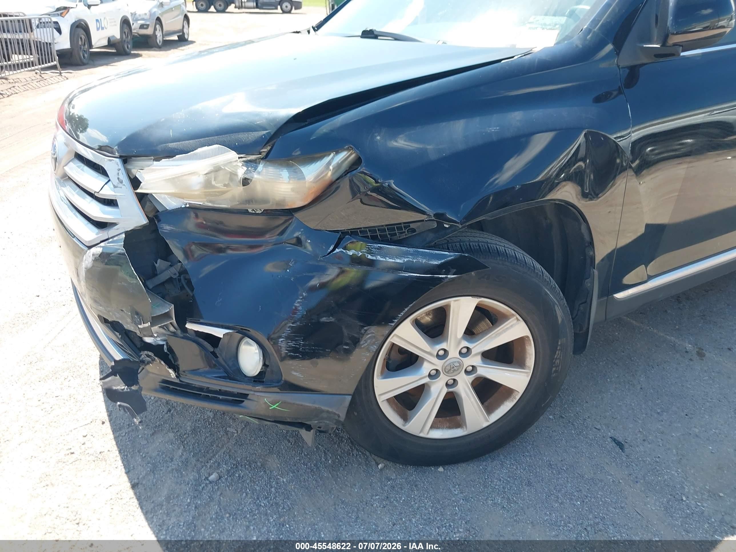 2012 Toyota Highlander Se V6 Black vin: 5TDBK3EH0CS096118