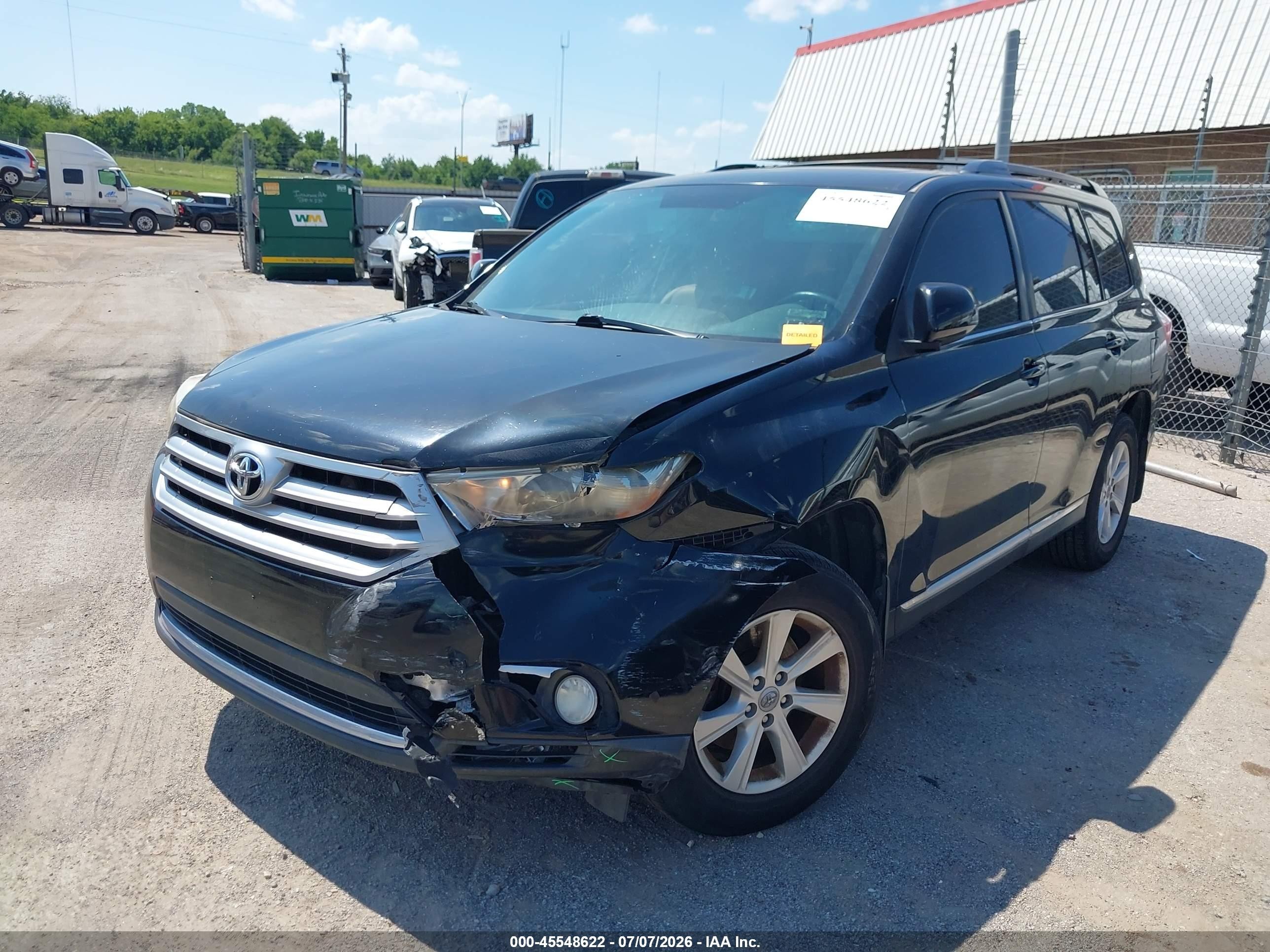 2012 Toyota Highlander Se V6 Black vin: 5TDBK3EH0CS096118