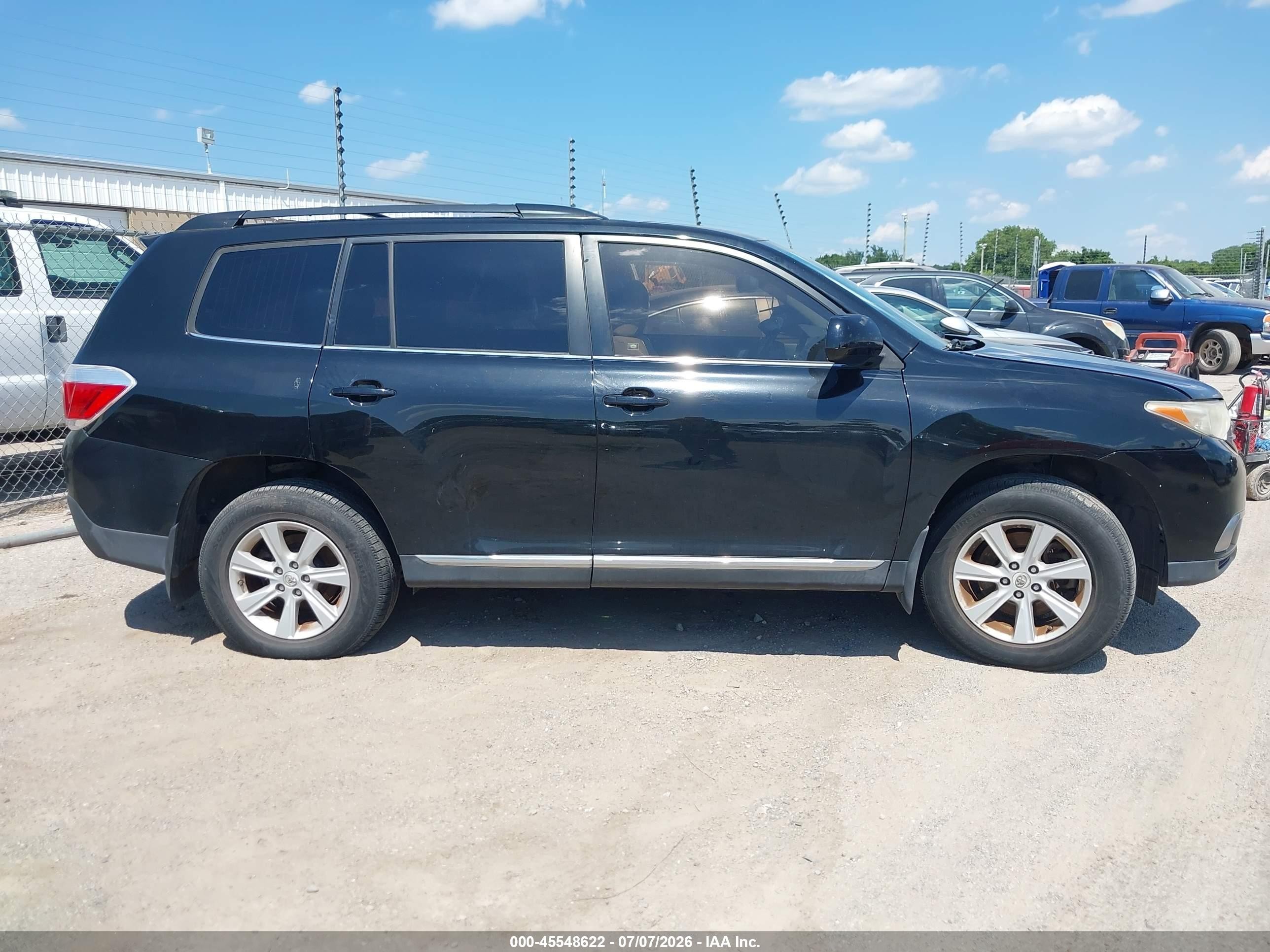 2012 Toyota Highlander Se V6 Black vin: 5TDBK3EH0CS096118