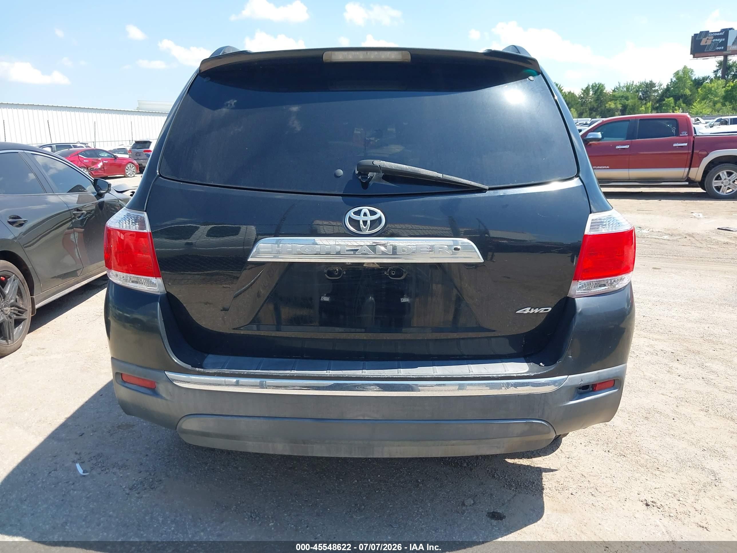 2012 Toyota Highlander Se V6 Black vin: 5TDBK3EH0CS096118